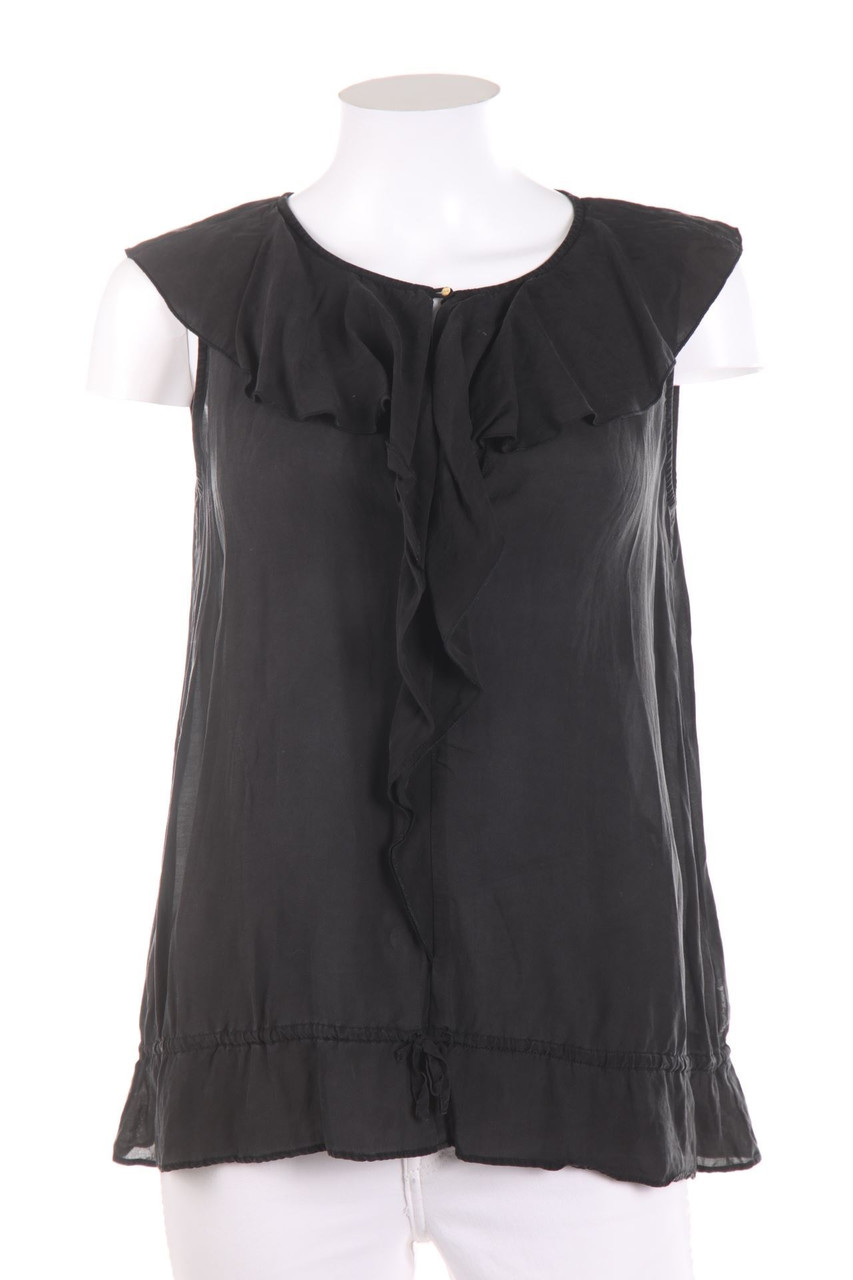 ARMANI JEANS - Volant-Bluse mit Tunnelzug - D 34