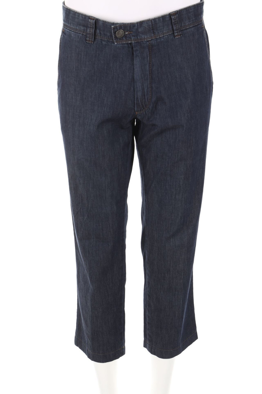 BRAX - Hose in Denim-Optik mit Logo-Patch - 48