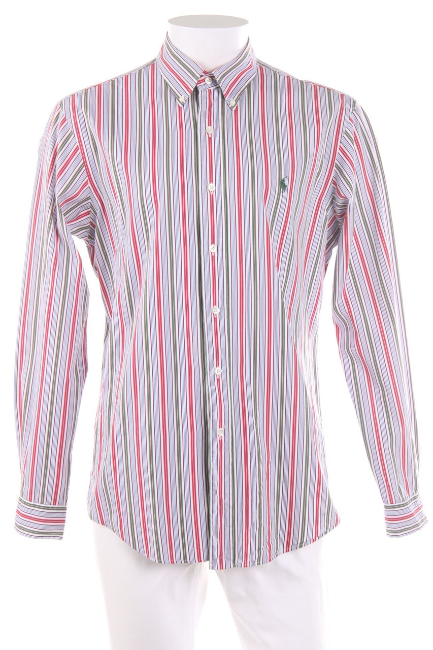 Polo by Ralph Lauren - Baumwoll-gestreiftes Button-down-Hemd - 40