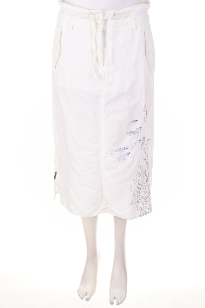 MARC CAIN - Rock mit Leinen - D 38