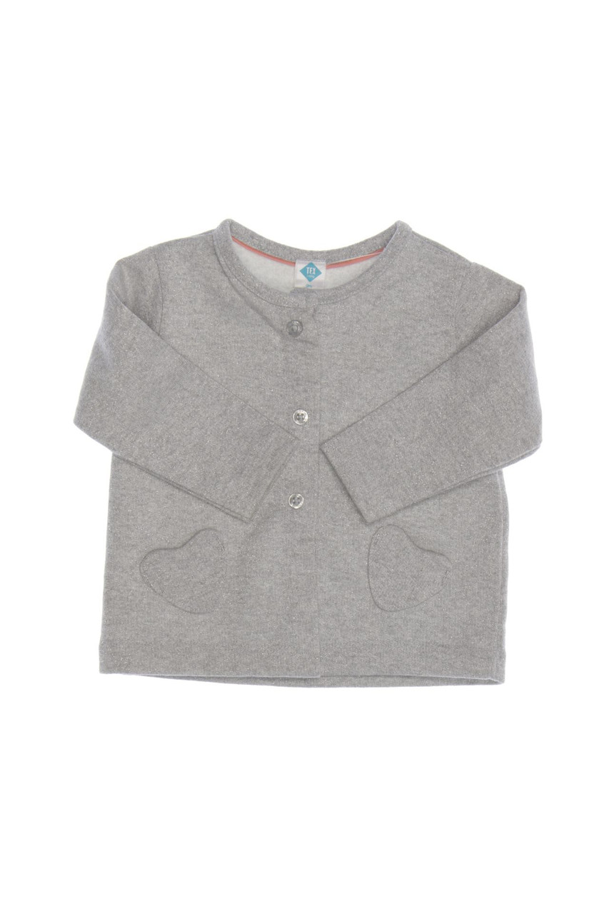 TEX - Glitzer-Jacke mit Logo-Knöpfen - 74