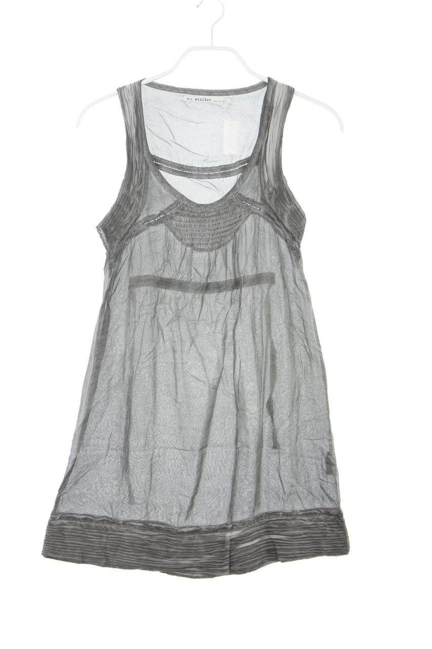 NILE atelier - Garment Dyed-Kleid aus Baumwolle - XS