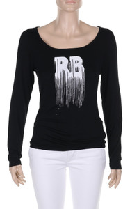 roccobarocco - Longsleeve-Shirt mit Logo-Print - M