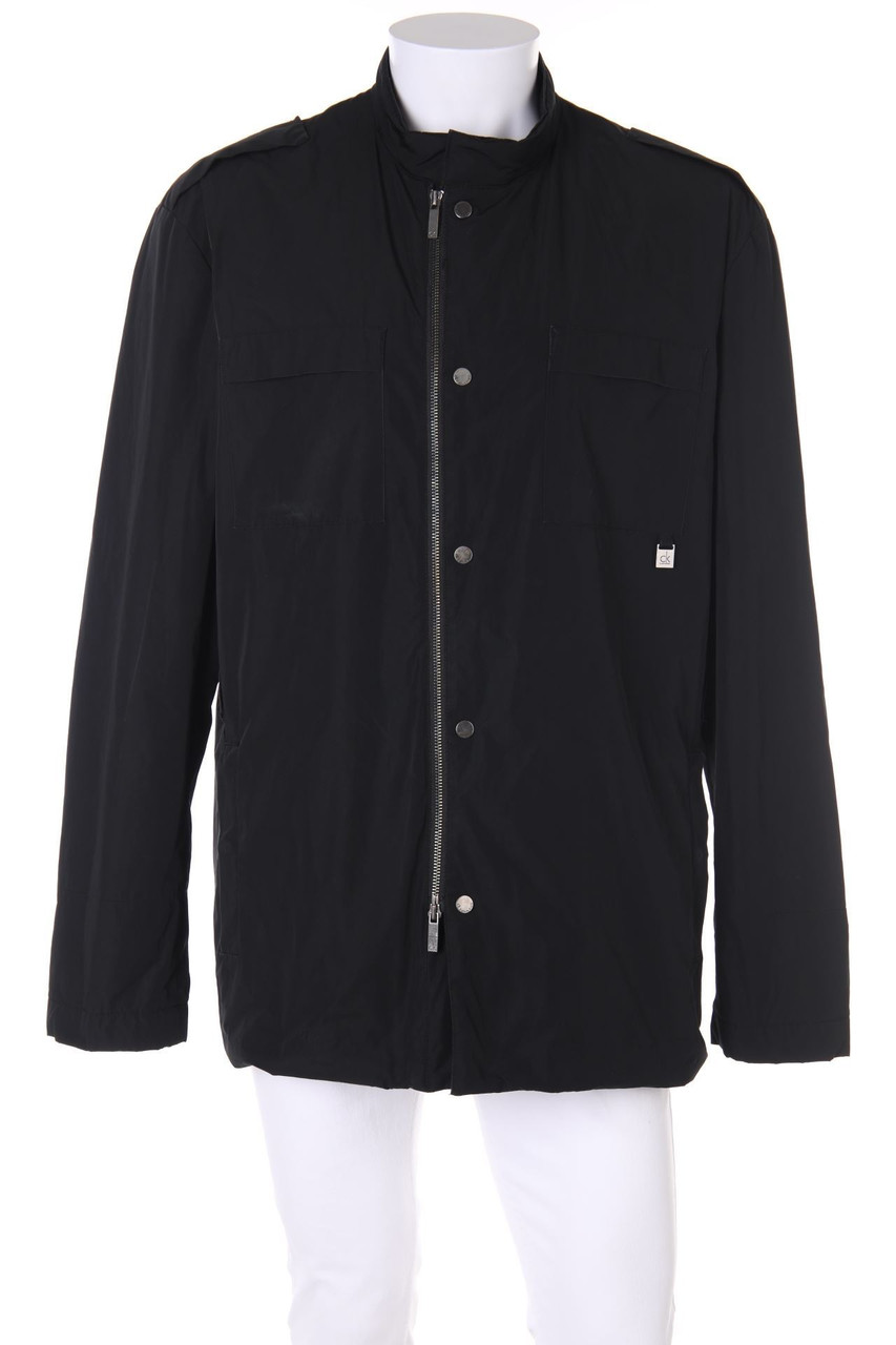 CK Calvin Klein - wattierte Jacke mit Logo-Plakette - 54