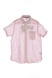 ZARA - Hemd aus Leinen mit Applikationen mit Print - 152