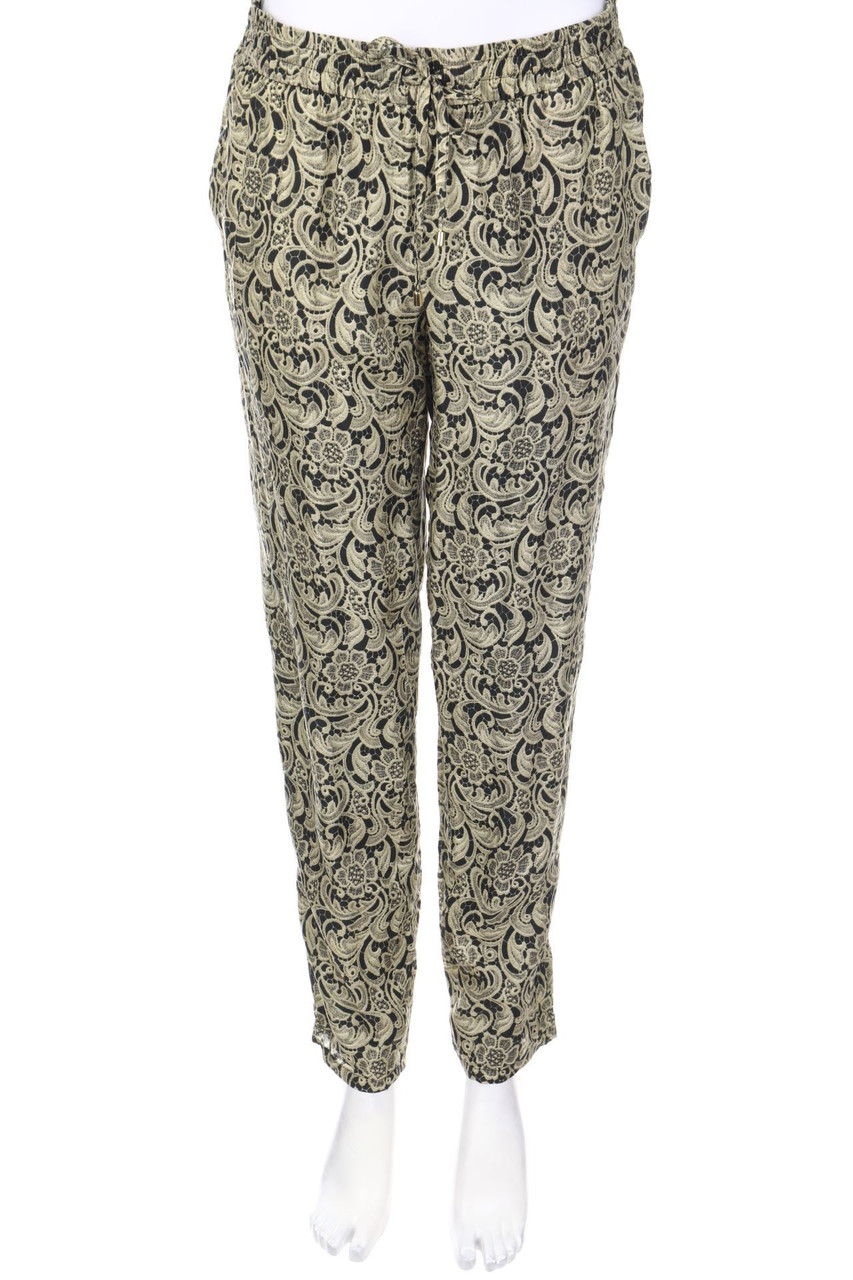 set - Seiden-Jogger-Hose mit Print - D 38