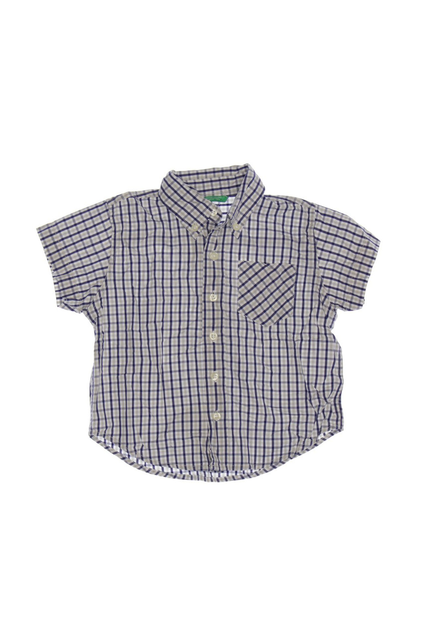 UNITED COLORS OF BENETTON - Hemd mit Karo-Muster - 86