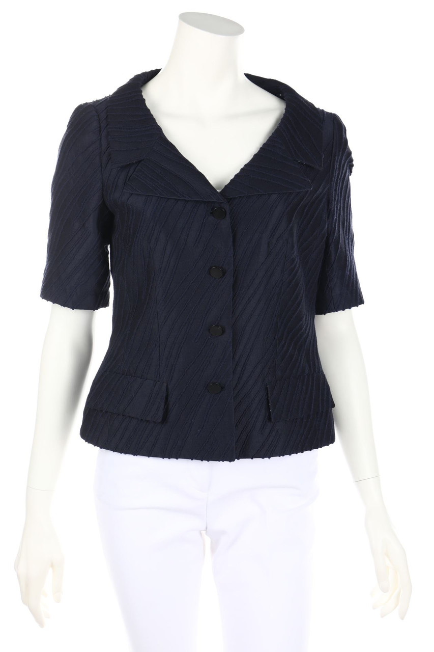 RENA LANGE - Blazer aus Woll-Mix mit Seide - D 38