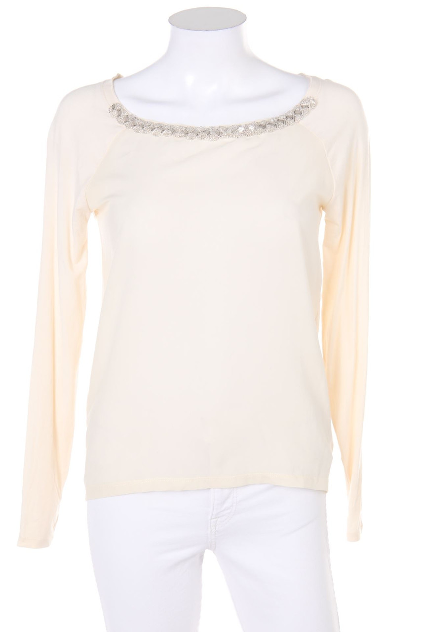 SISLEY - Longsleeve-Shirt mit Kette - S