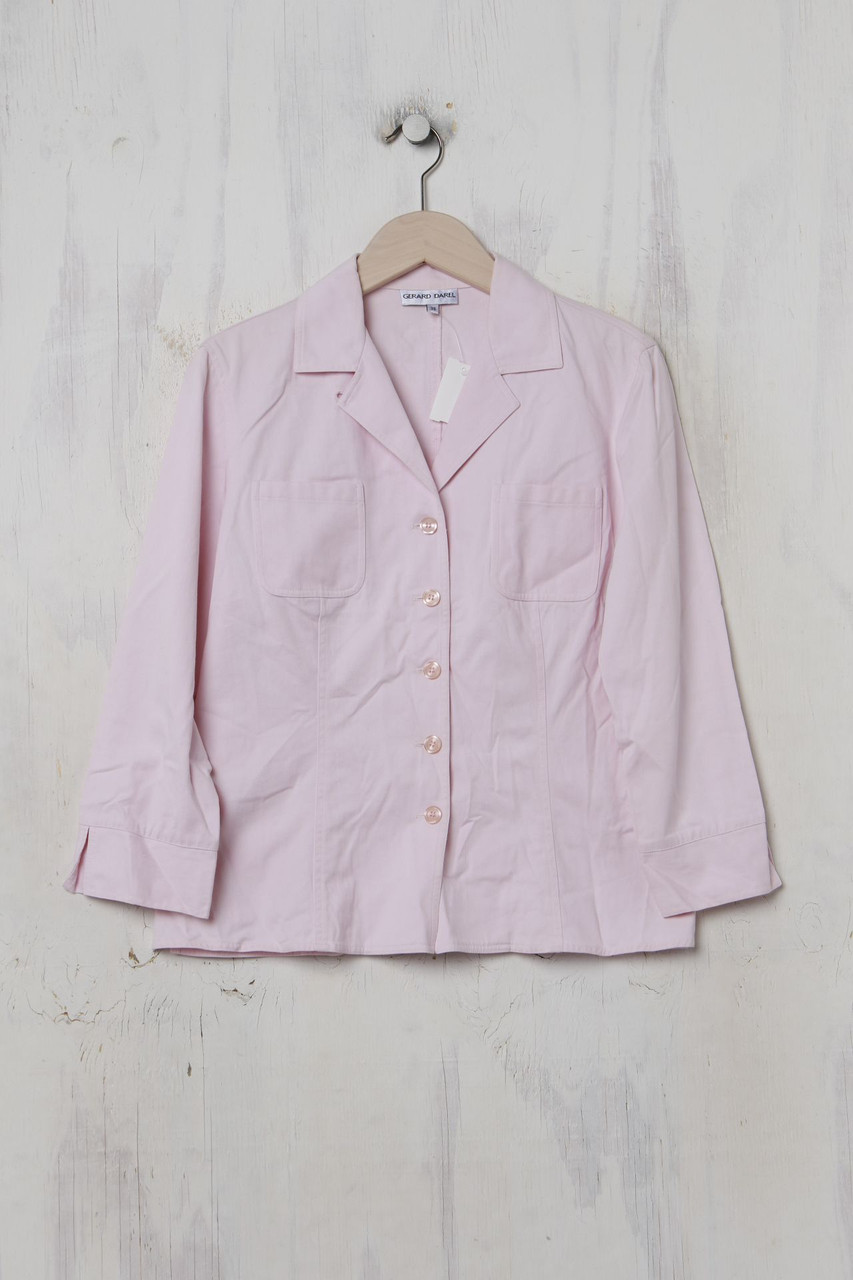 GERARD DAREL - Blazer-Jacke aus Baumwoll-Mix mit aufgesetzten Taschen - D 38