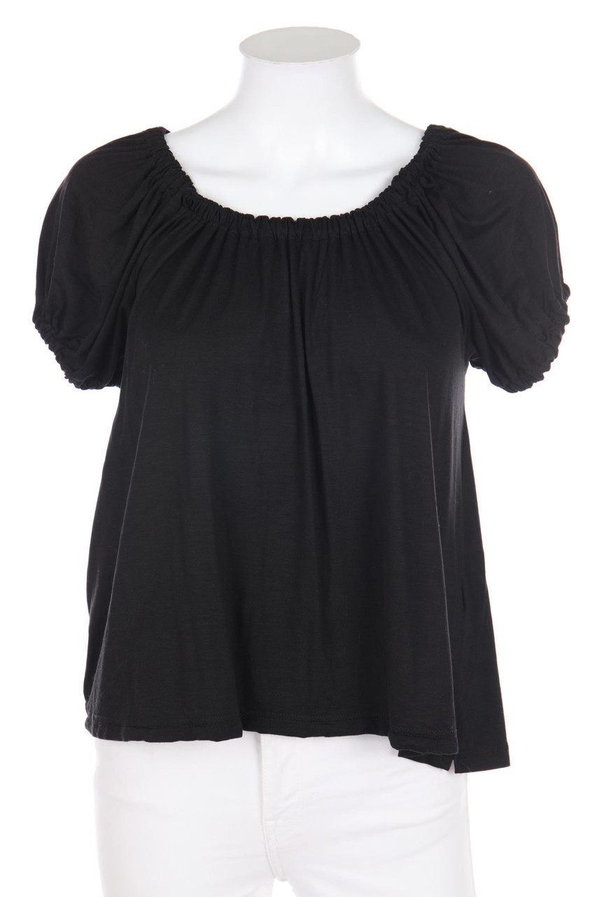 RENÉ LEZARD - Kurzarm-Bluse mit Seide - XS