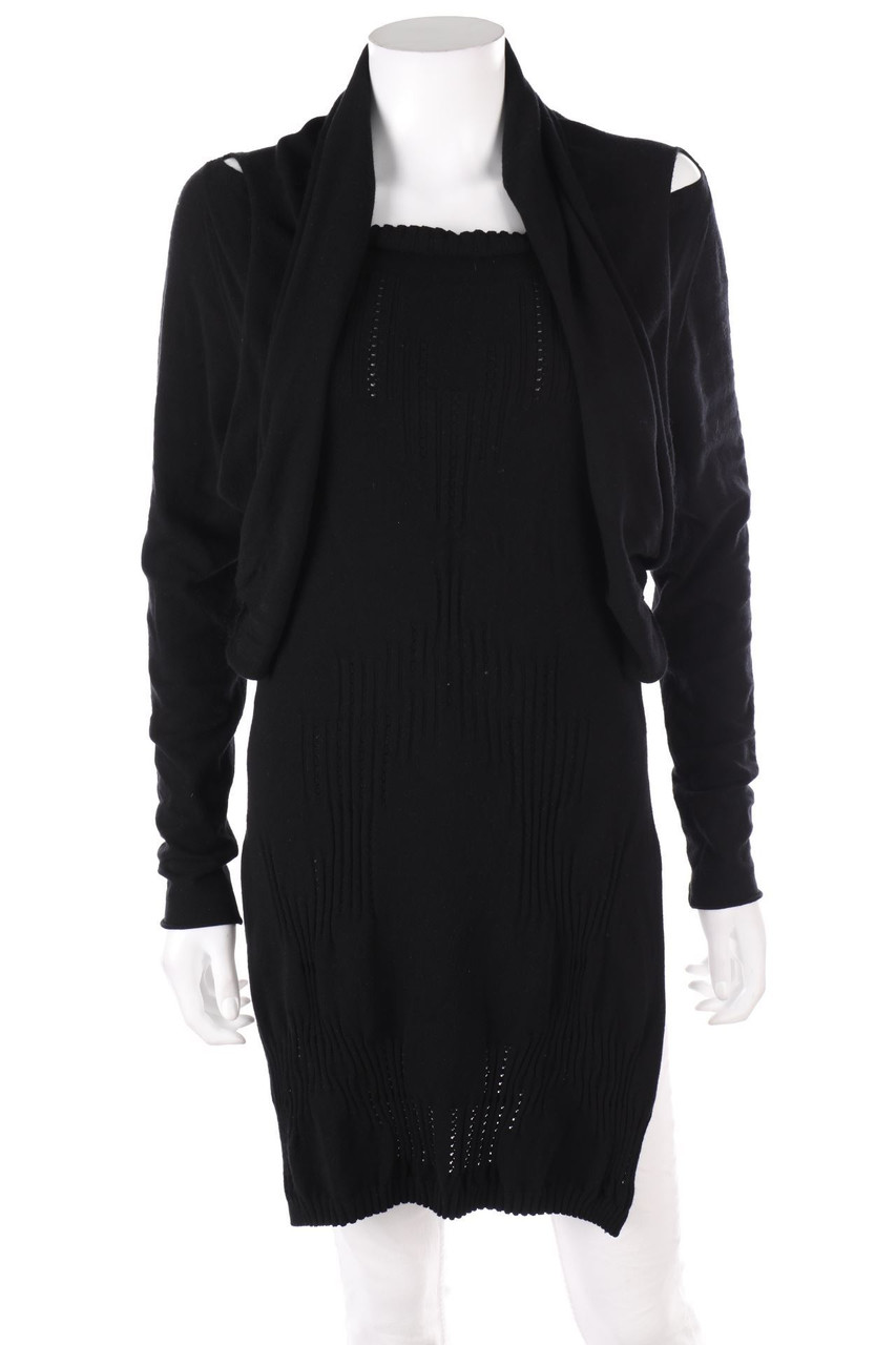 SARAH PACINI - Strick-Pullover mit Lochstrick-Details - ONE SIZE