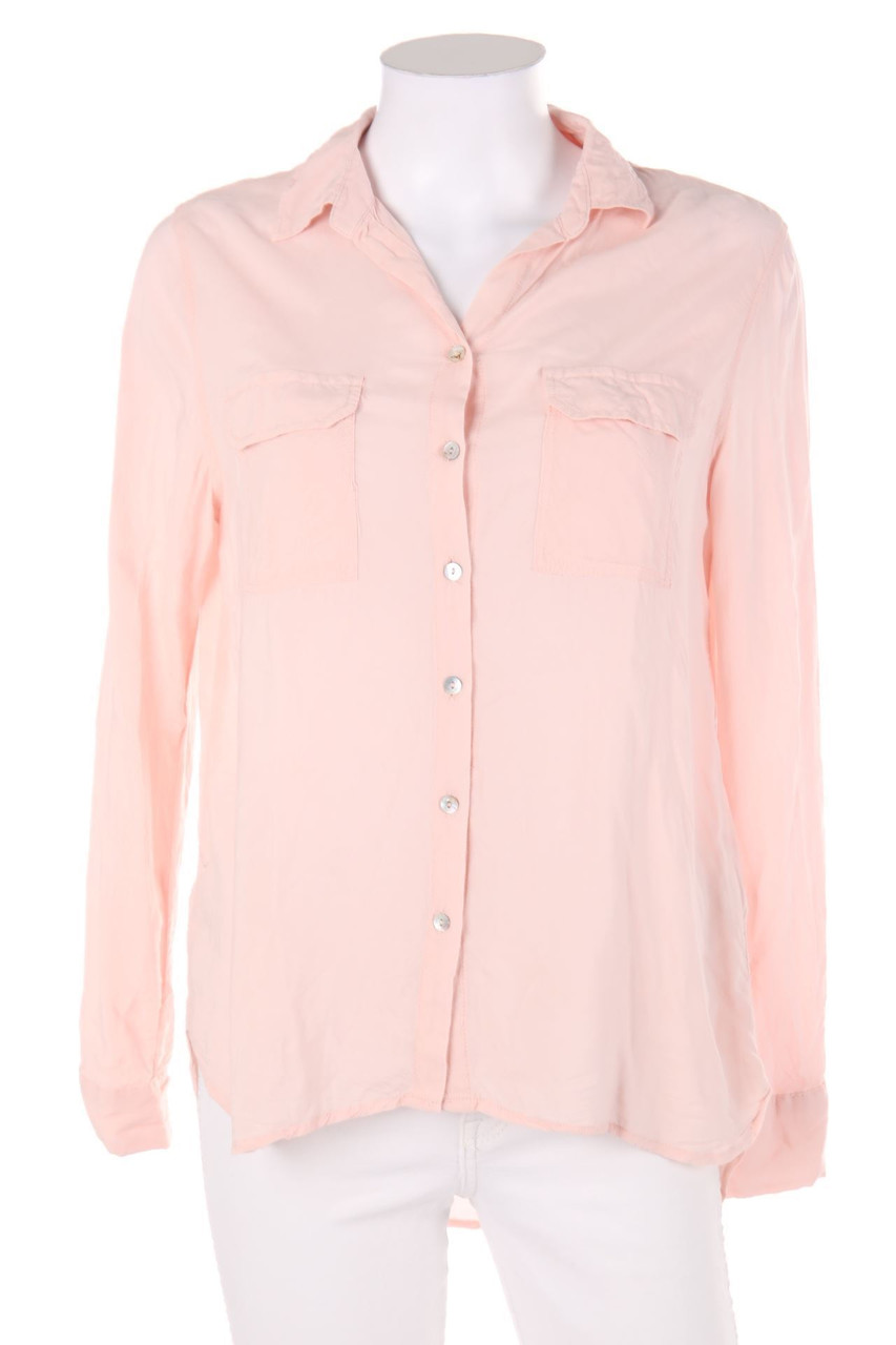 Chicorée - Hemd-Bluse mit Roll-up-Manschette - S