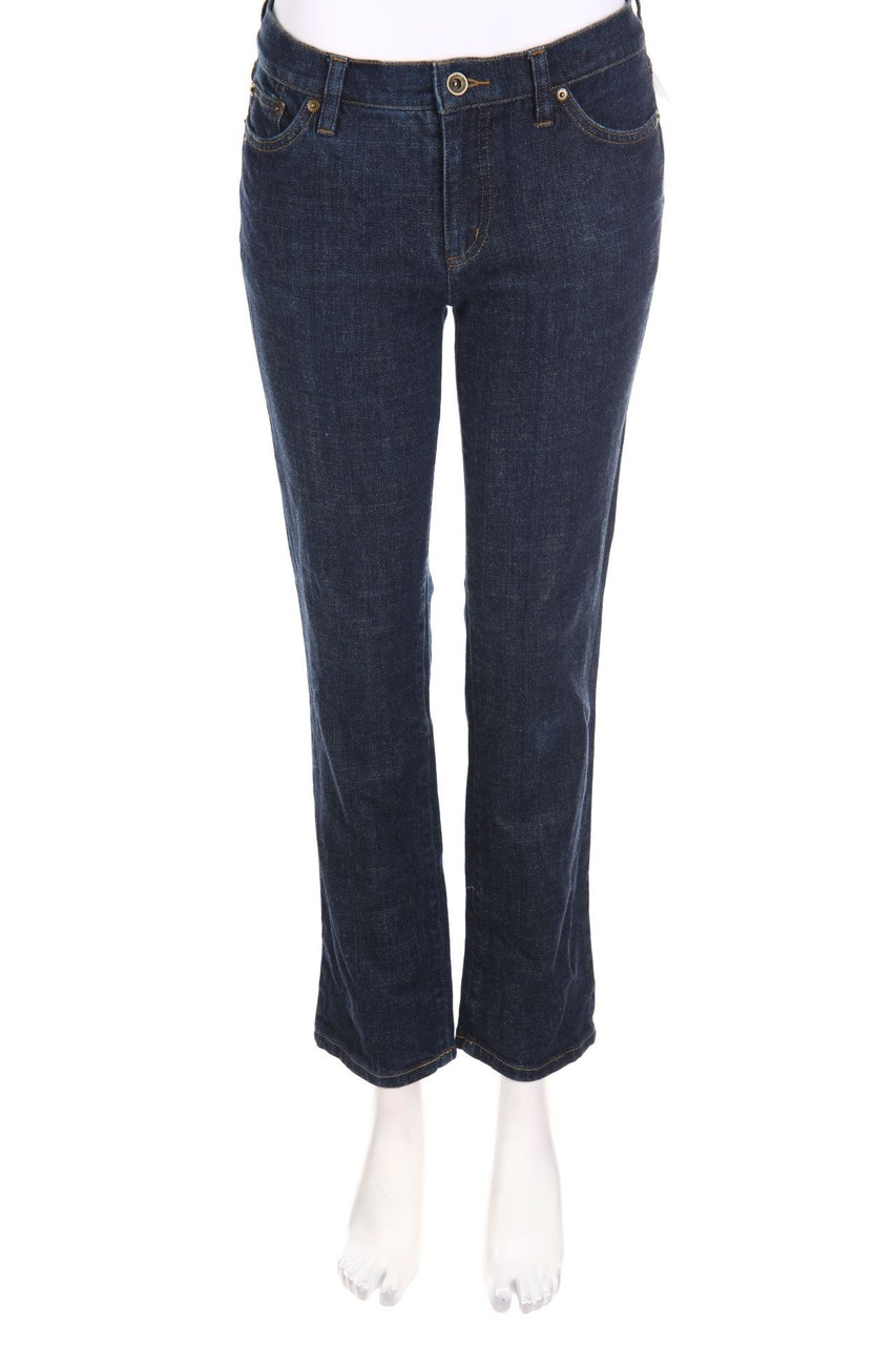 LAUREN JEANS COMPANY - Dark Denim Straight Cut Jeans - W27