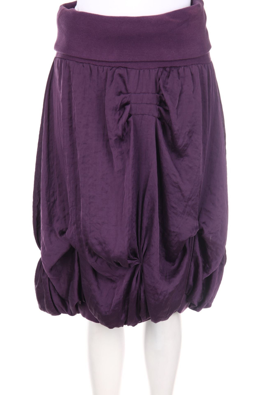 SISLEY - Satin-Rock mit Raffungen - D 40