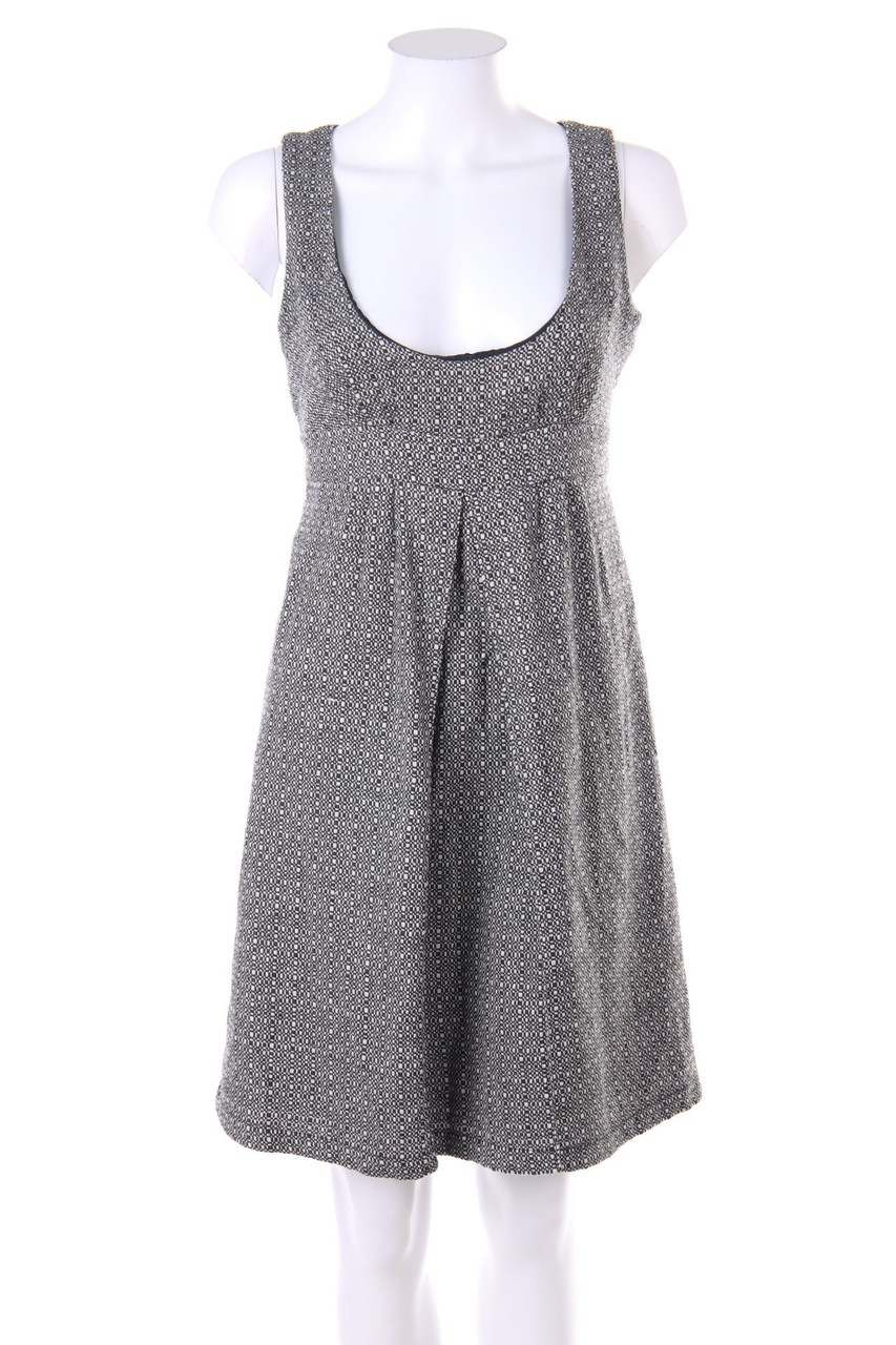 promod - Muster-Kleid in A-Linie mit Wolle - D 34