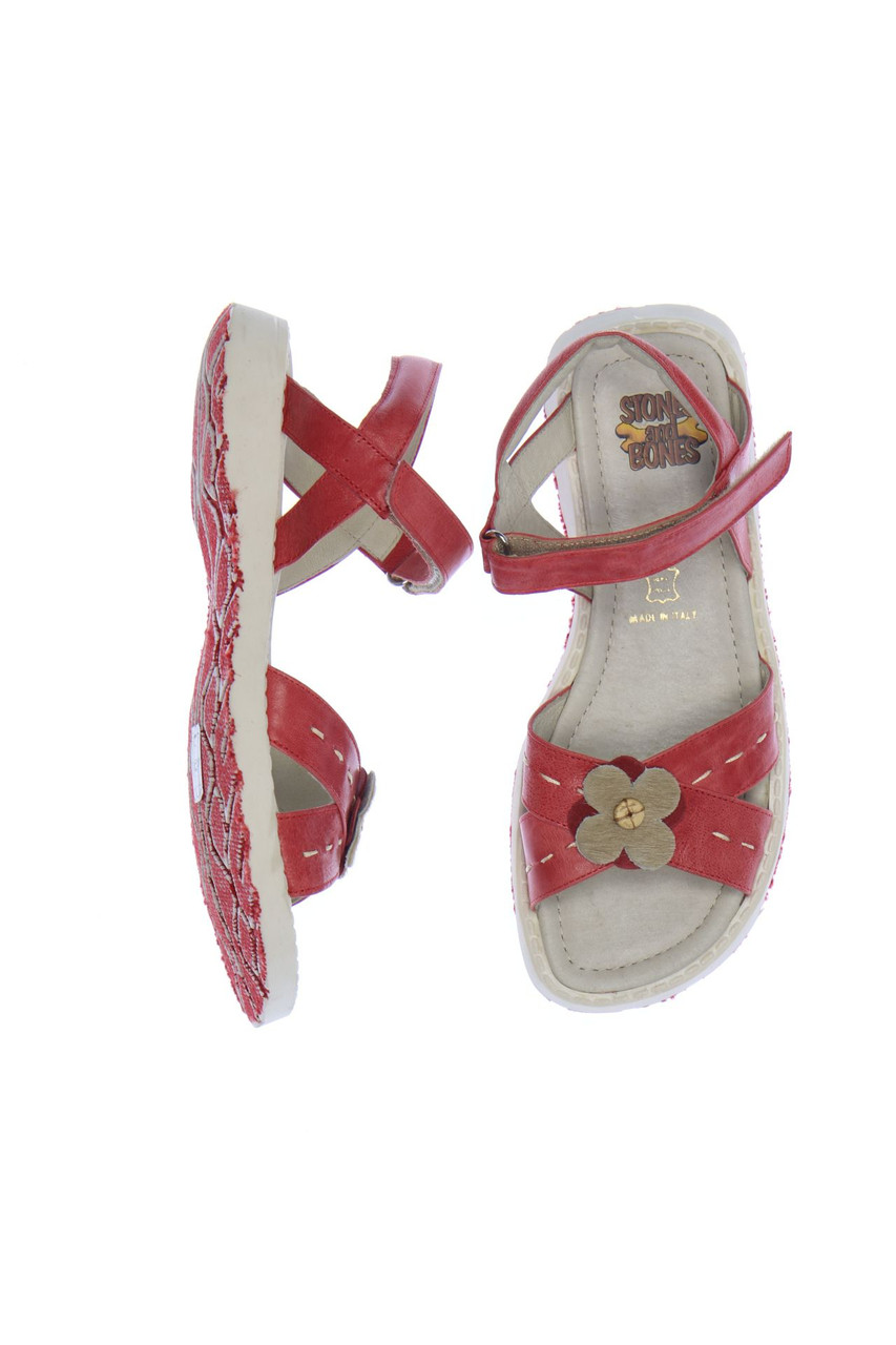 STONES and BONES - Schuhe aus Leder mit Applikationen - 36