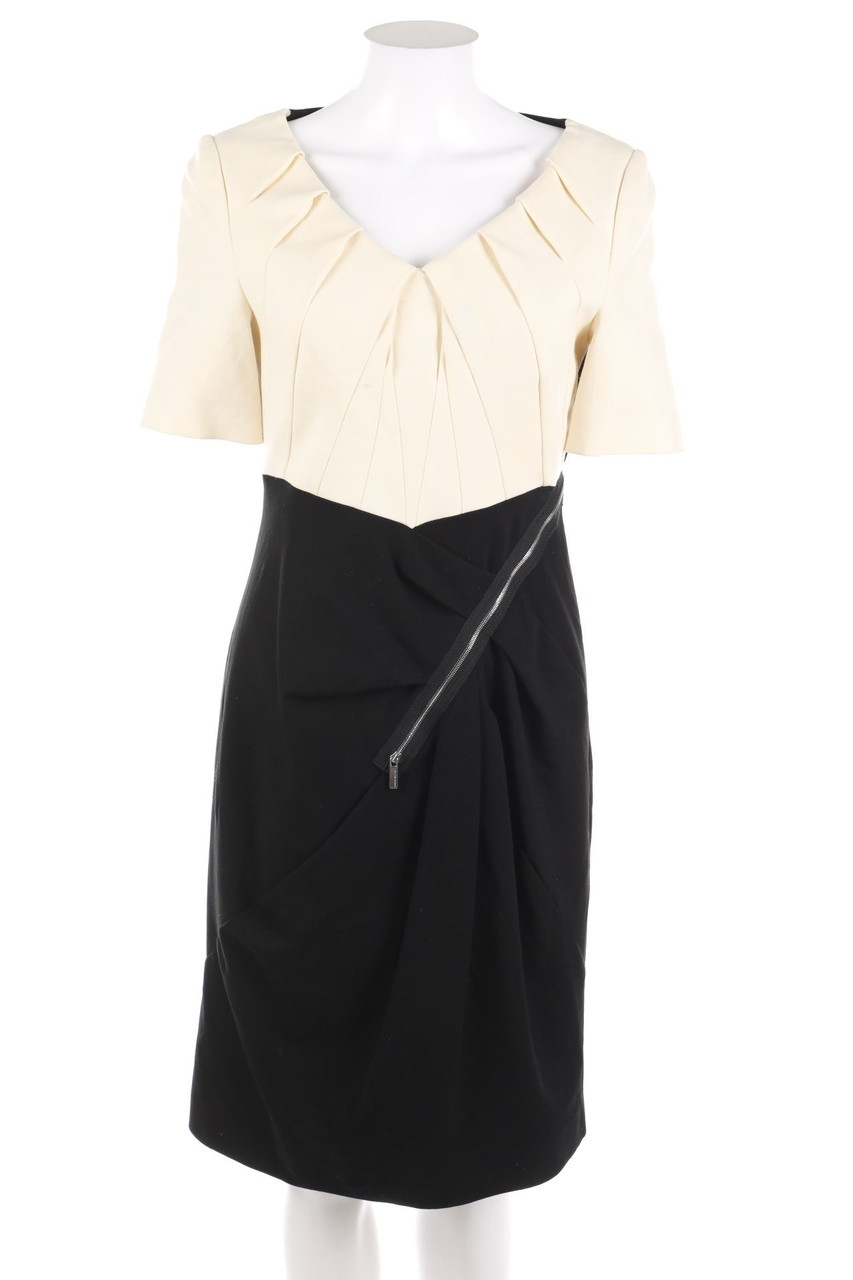 KAREN MILLEN - Two Tone-Kleid mit Falten - D 40