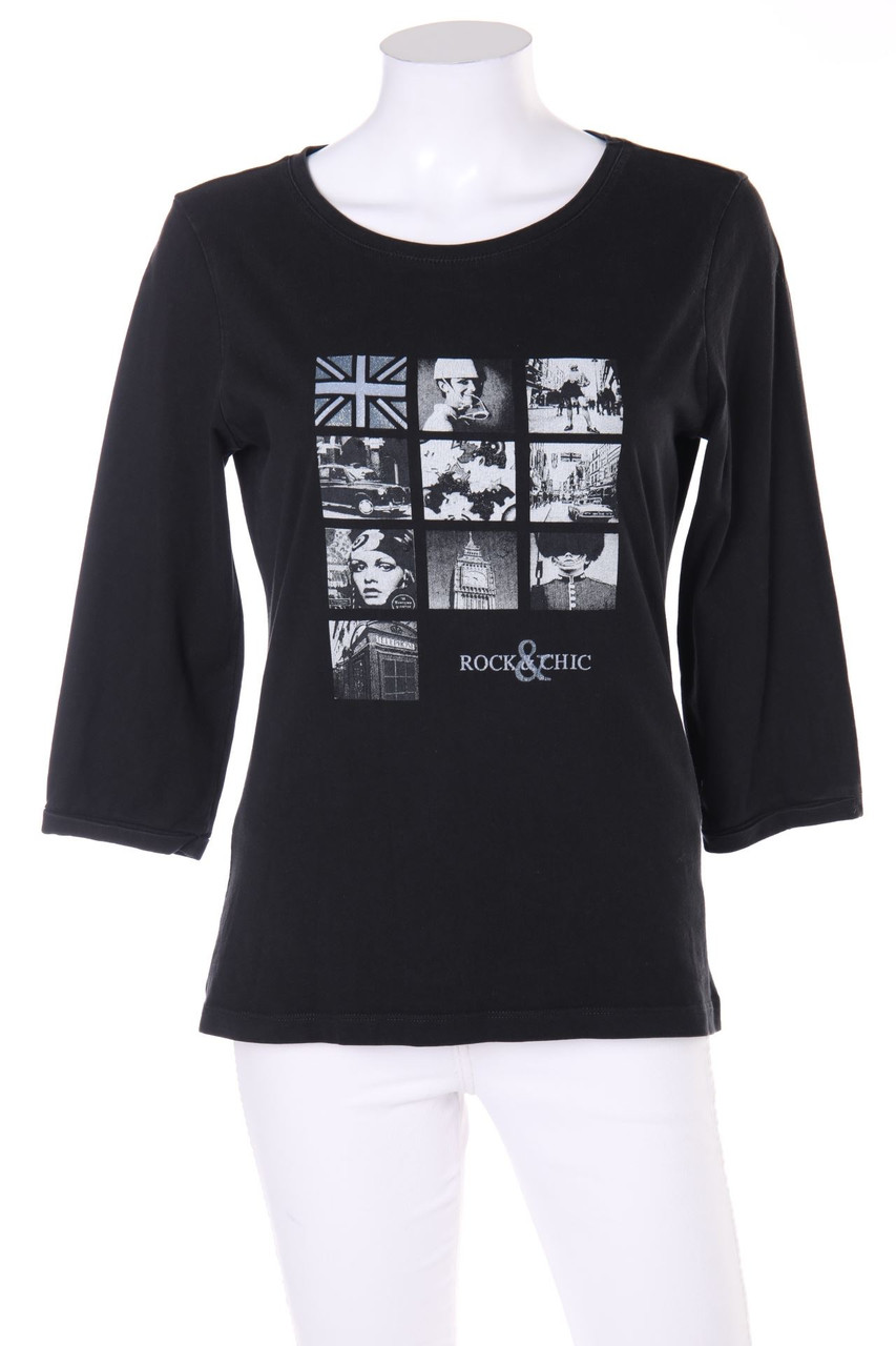 CAROLL - 3/4-Arm-Shirt mit Foto-Print - D 40