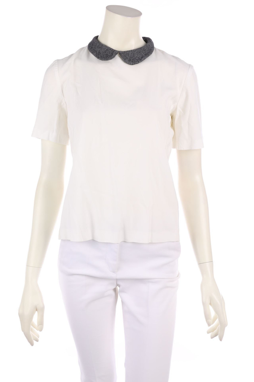 maje - Bluse mit Bubi-Kragen - D 34