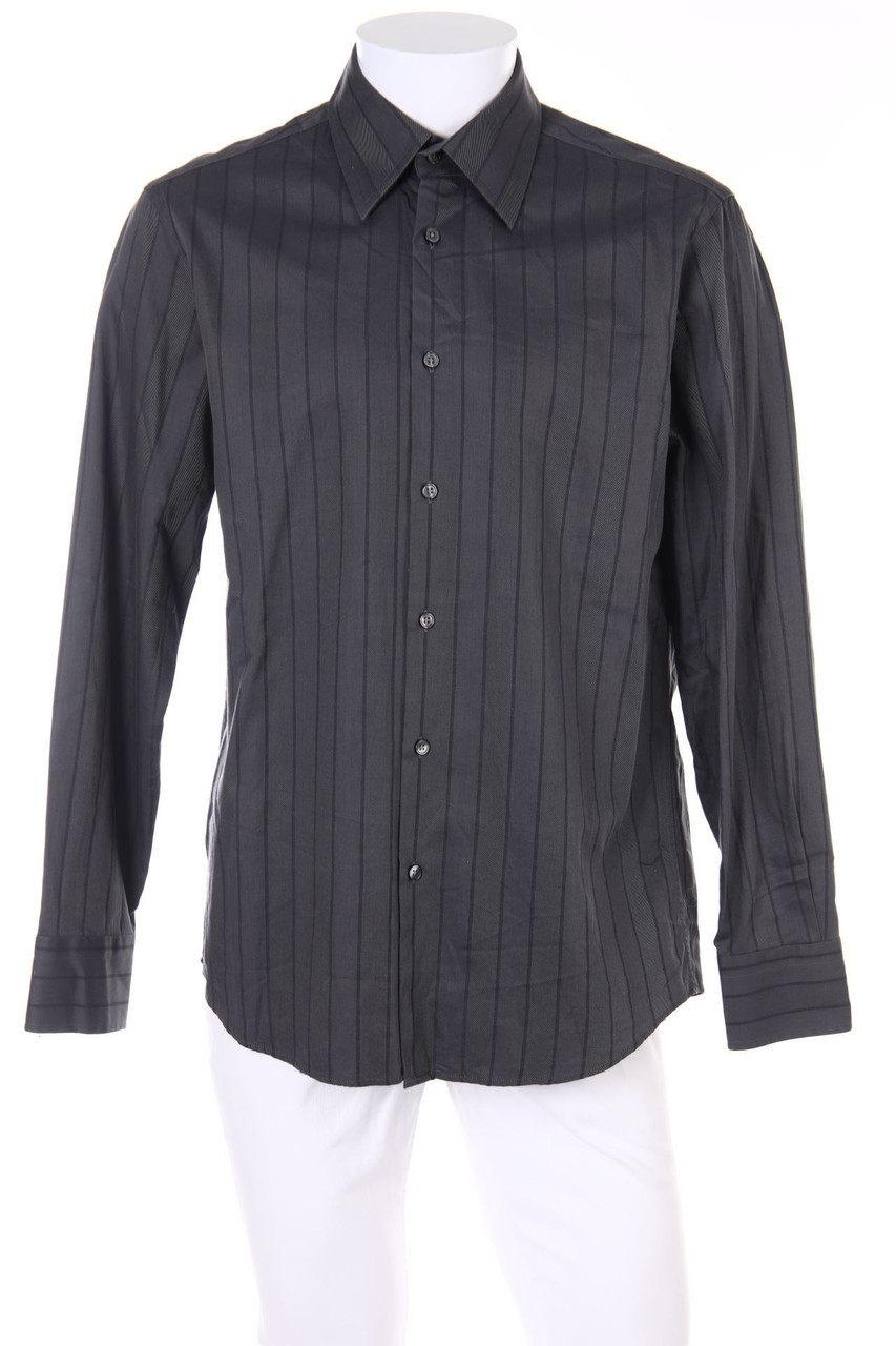 BOSS HUGO BOSS - gestreiftes Hemd aus Baumwolle - 41