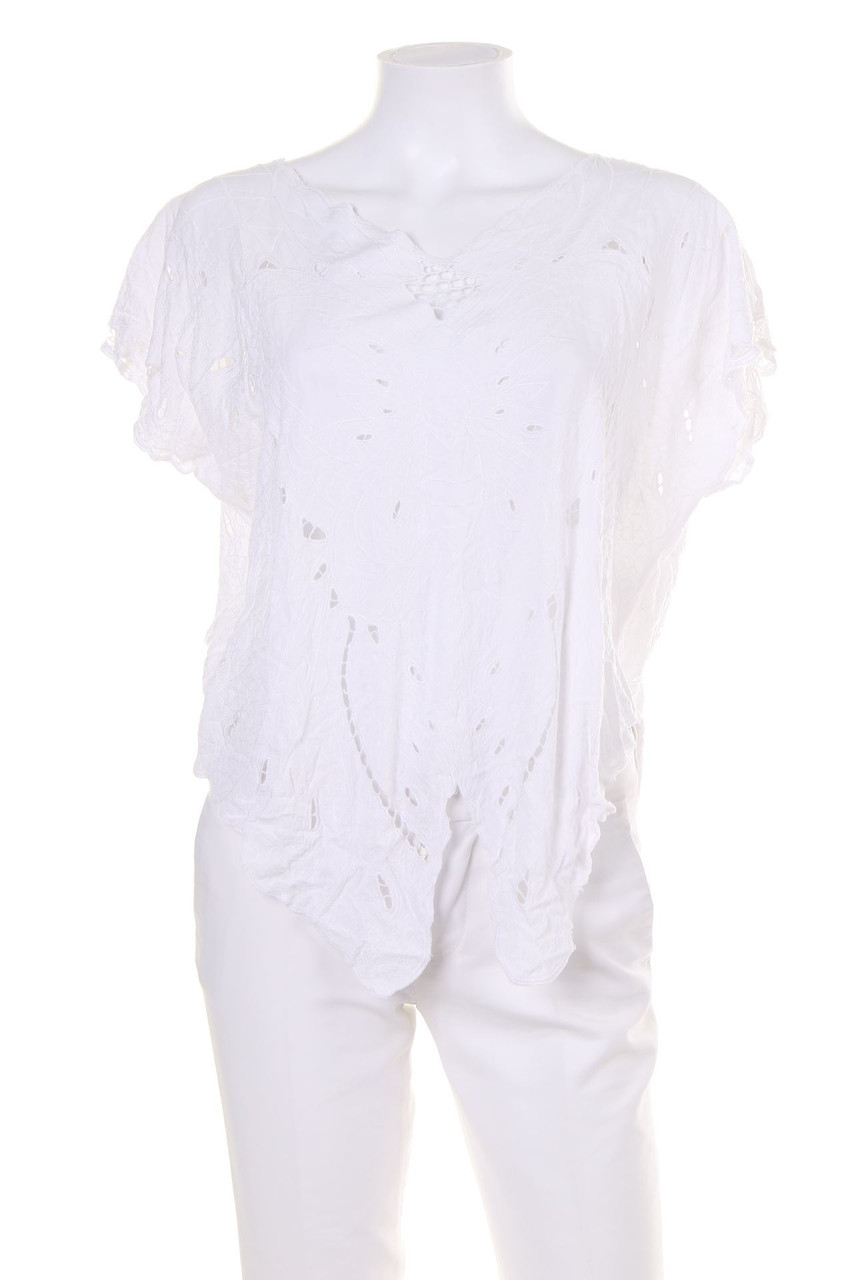 Masquenada by stb - Bluse aus Lochspitze - L