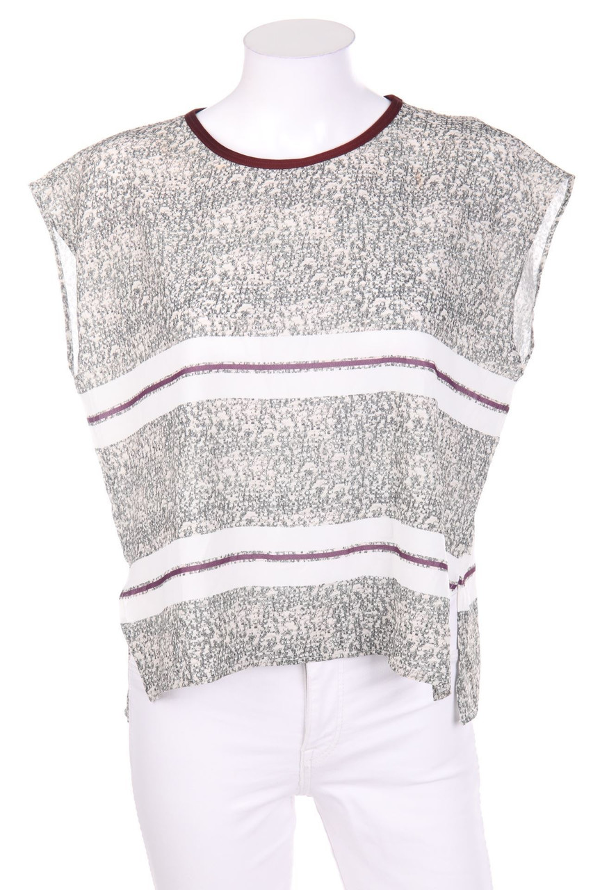 ZARA W&B - Print-Top - M