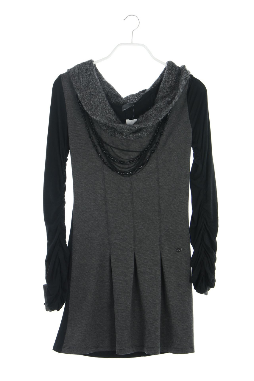 COCONUDA - Kleid mit Wolle mit Applikationen - L