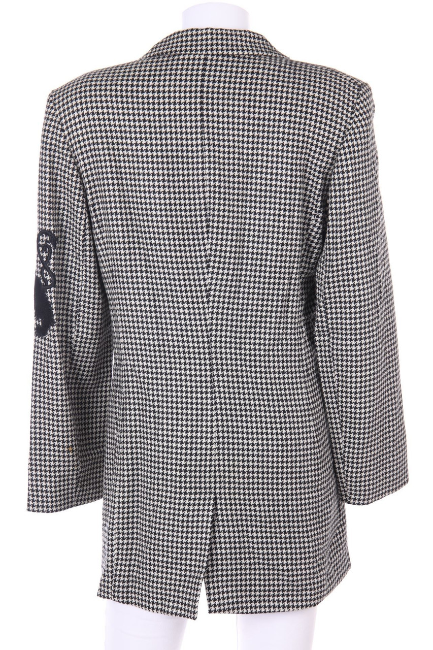 OTTO KERN - Vintage-Blazer aus Merino-Wolle mit Karo-Muster - D 40