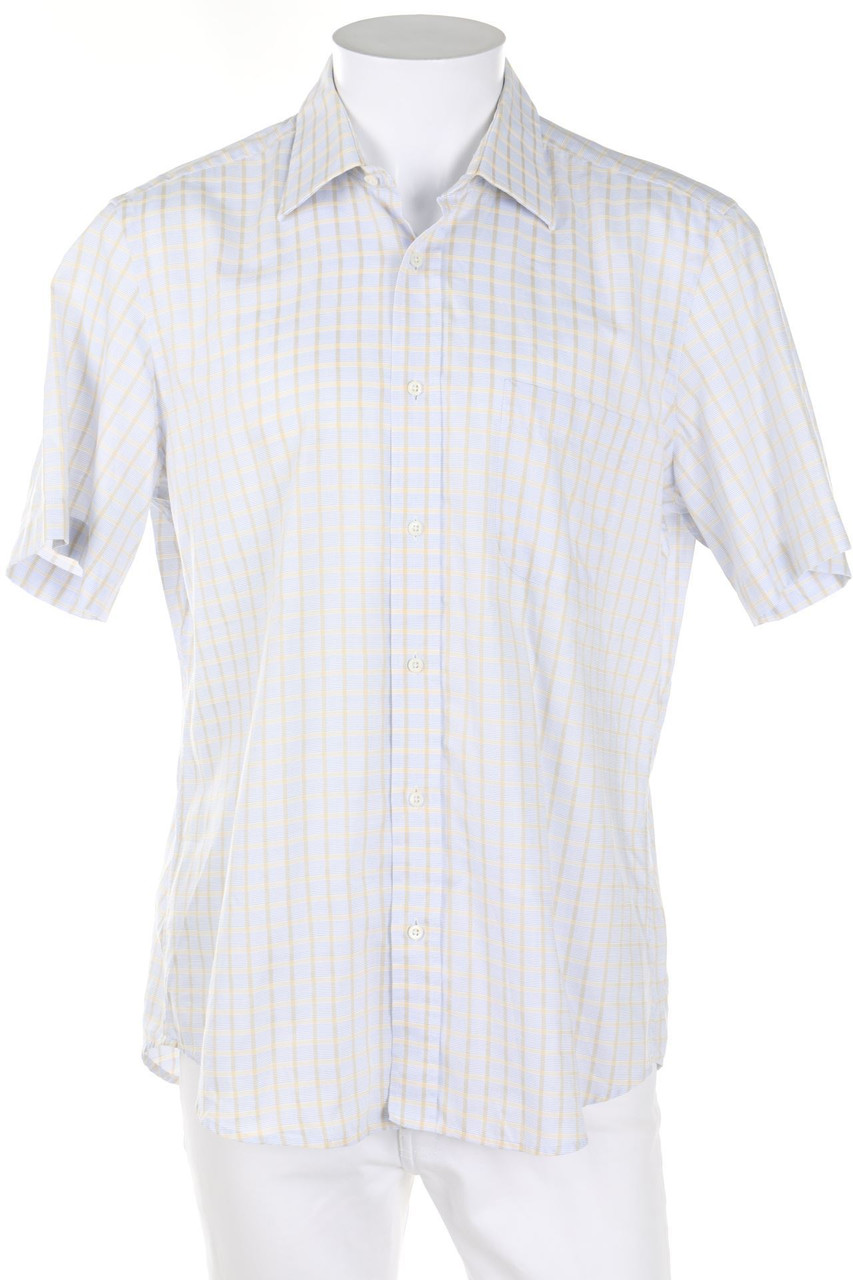 BOSS HUGO BOSS - Kurzarm-Hemd mit Karo-Muster - 41