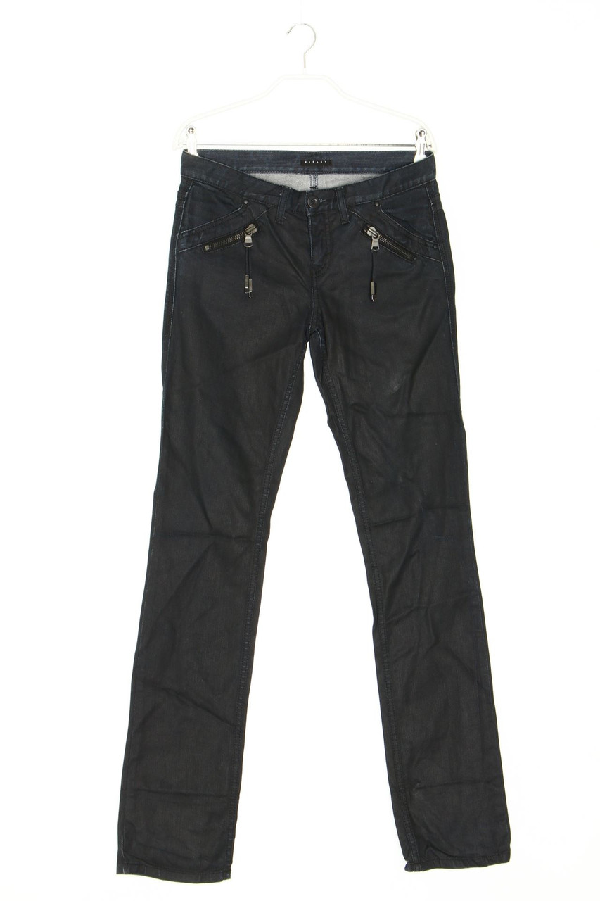 SISLEY - Coated-Straight Cut Jeans - D 36