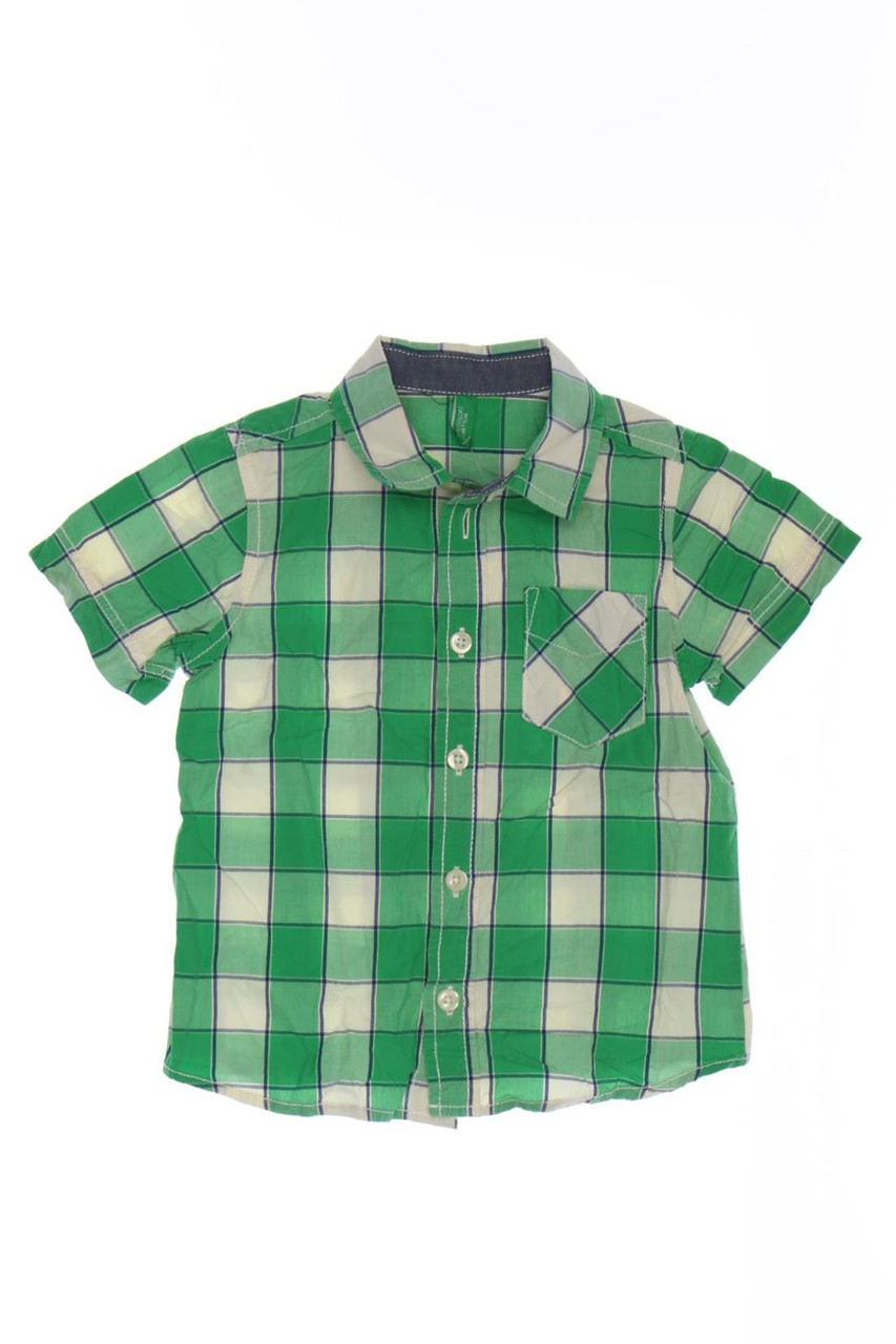 UNITED COLORS OF BENETTON - Hemd aus Baumwolle mit aufgesetzten Taschen - 92