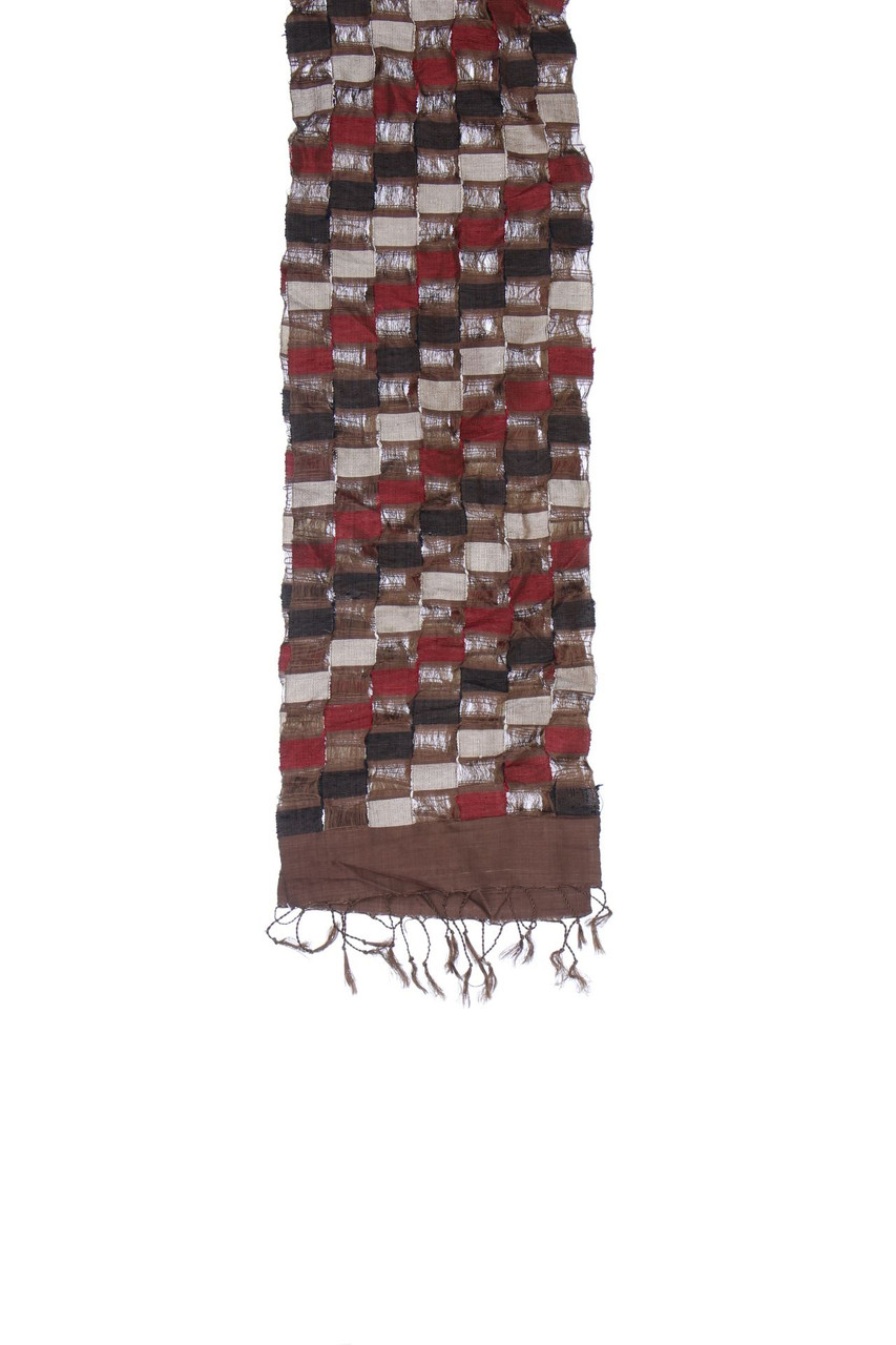 Ohne Label - Schal mit Fransen