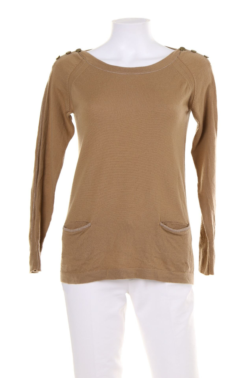 GERARD DAREL - Strick-Pullover aus Wolle mit Schmuck-Knöpfen - D 34