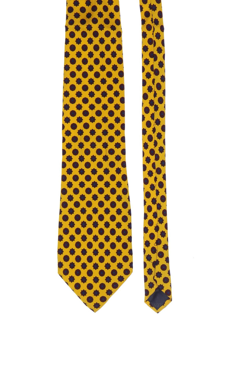 Blu di Balestra - Muster-Seiden-Krawatte