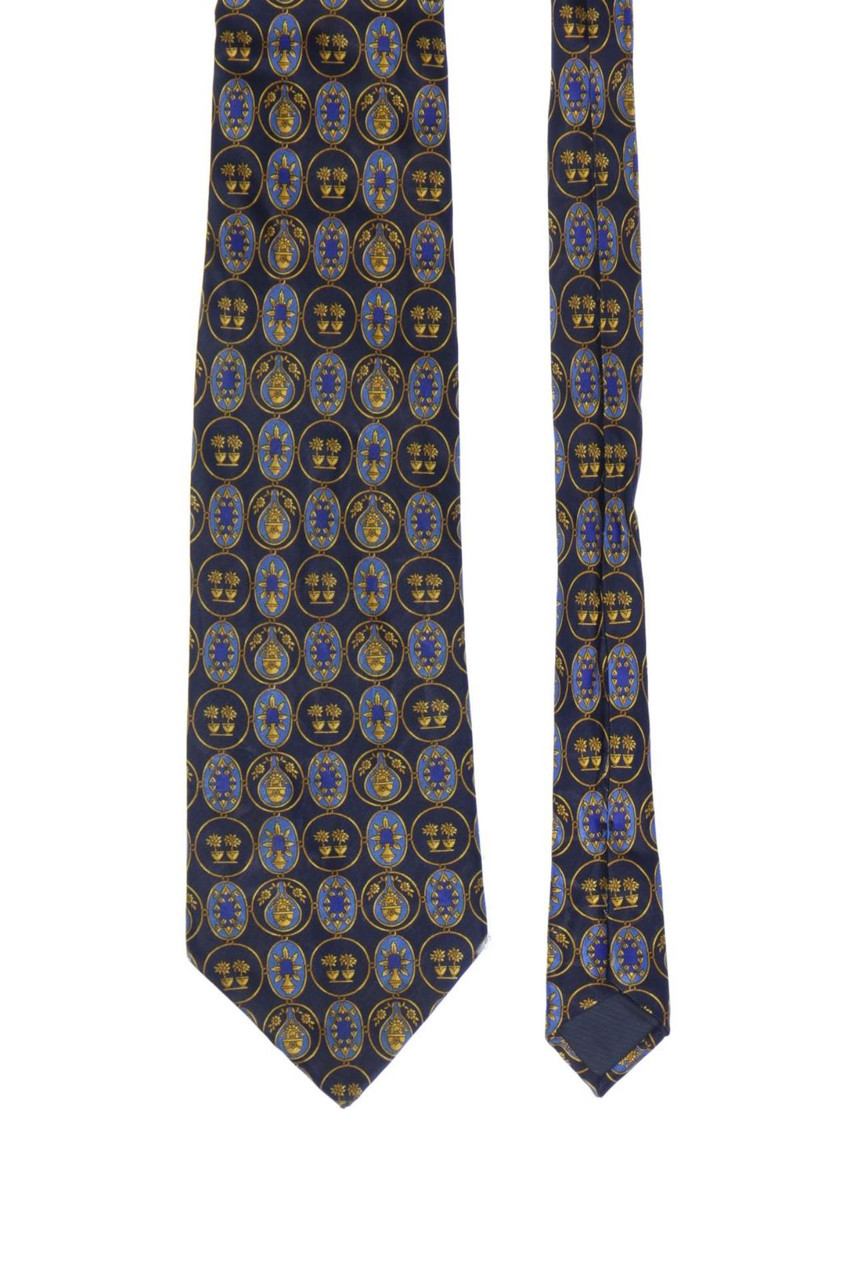 LANVIN - Muster-Seiden-Krawatte