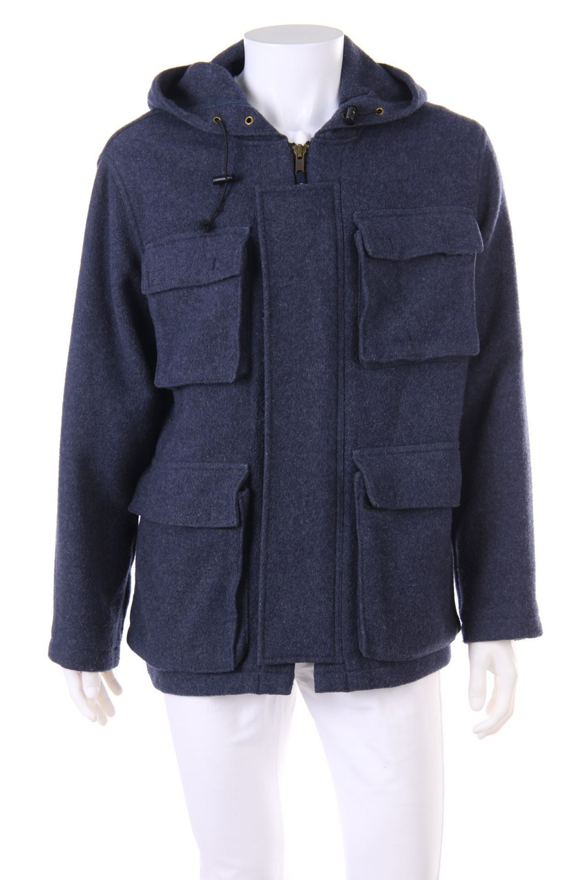 HILFIGER - Woll-Jacke mit Kapuze - M