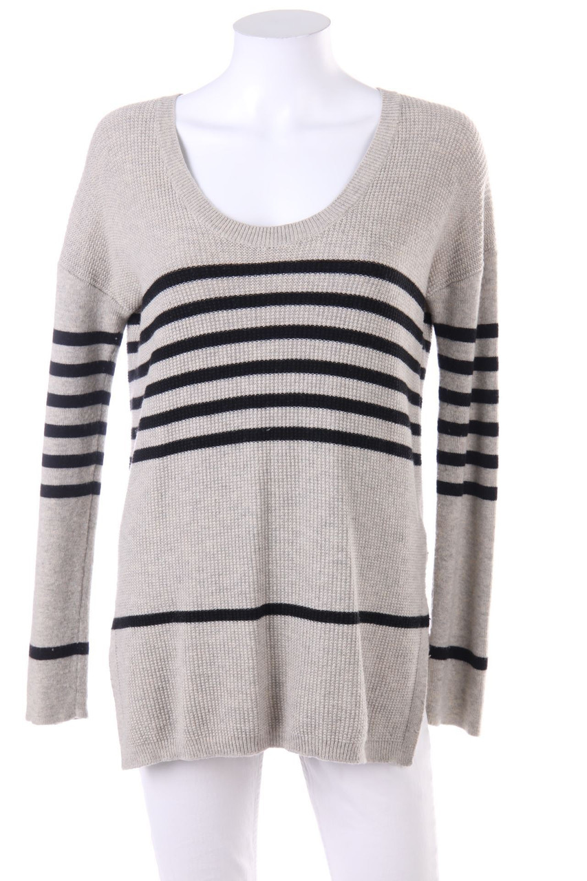 GAP - Strick-Pullover mit Wolle mit Streifen - S