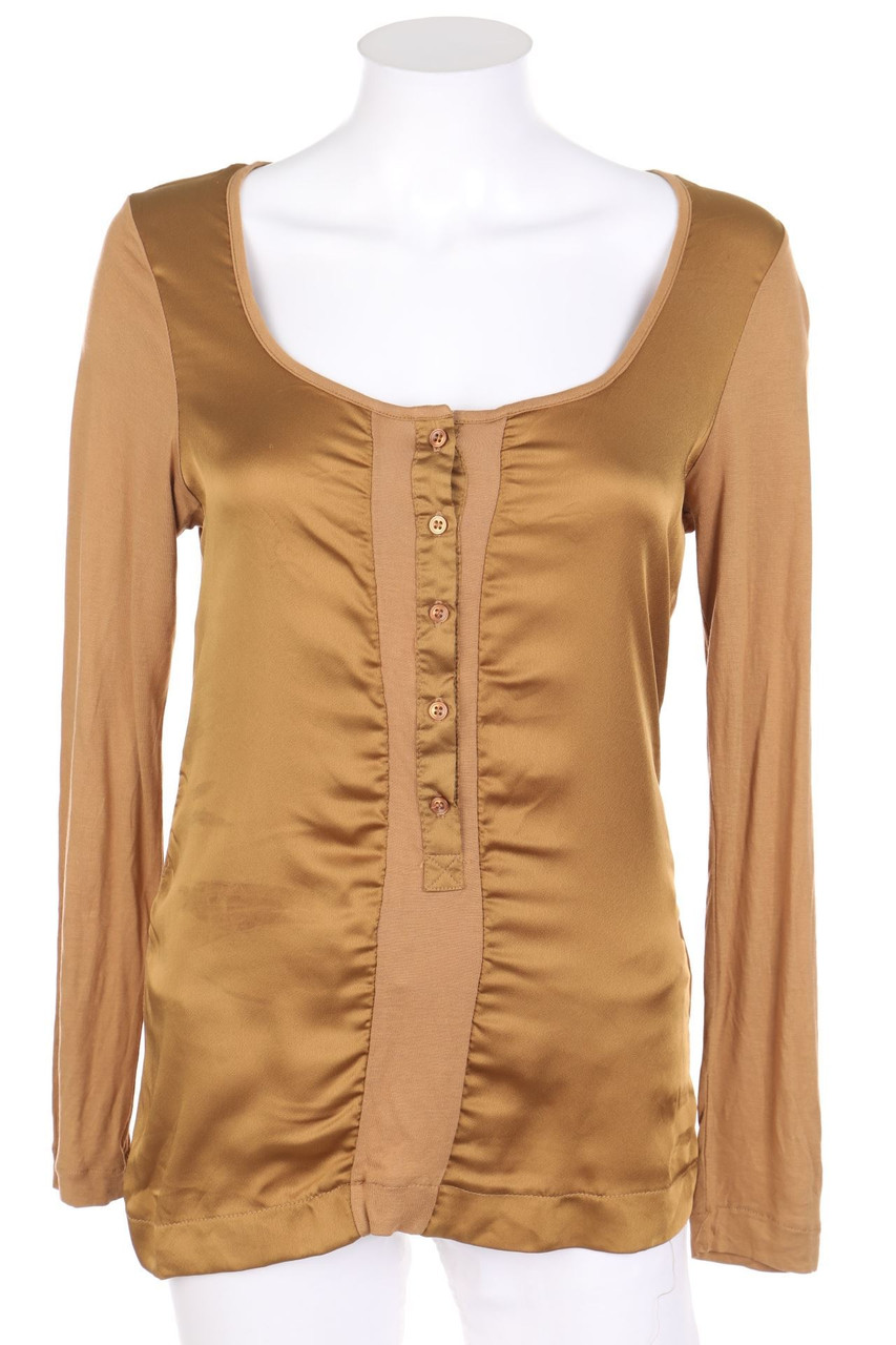 ZARA - Longsleeve-Shirt mit Viskose - M