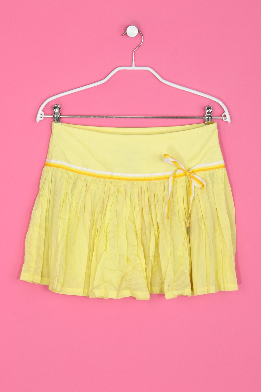 MANGO CASUAL SPORTSWEAR - Mini-Minirock aus Baumwolle mit Raffungen - D 32