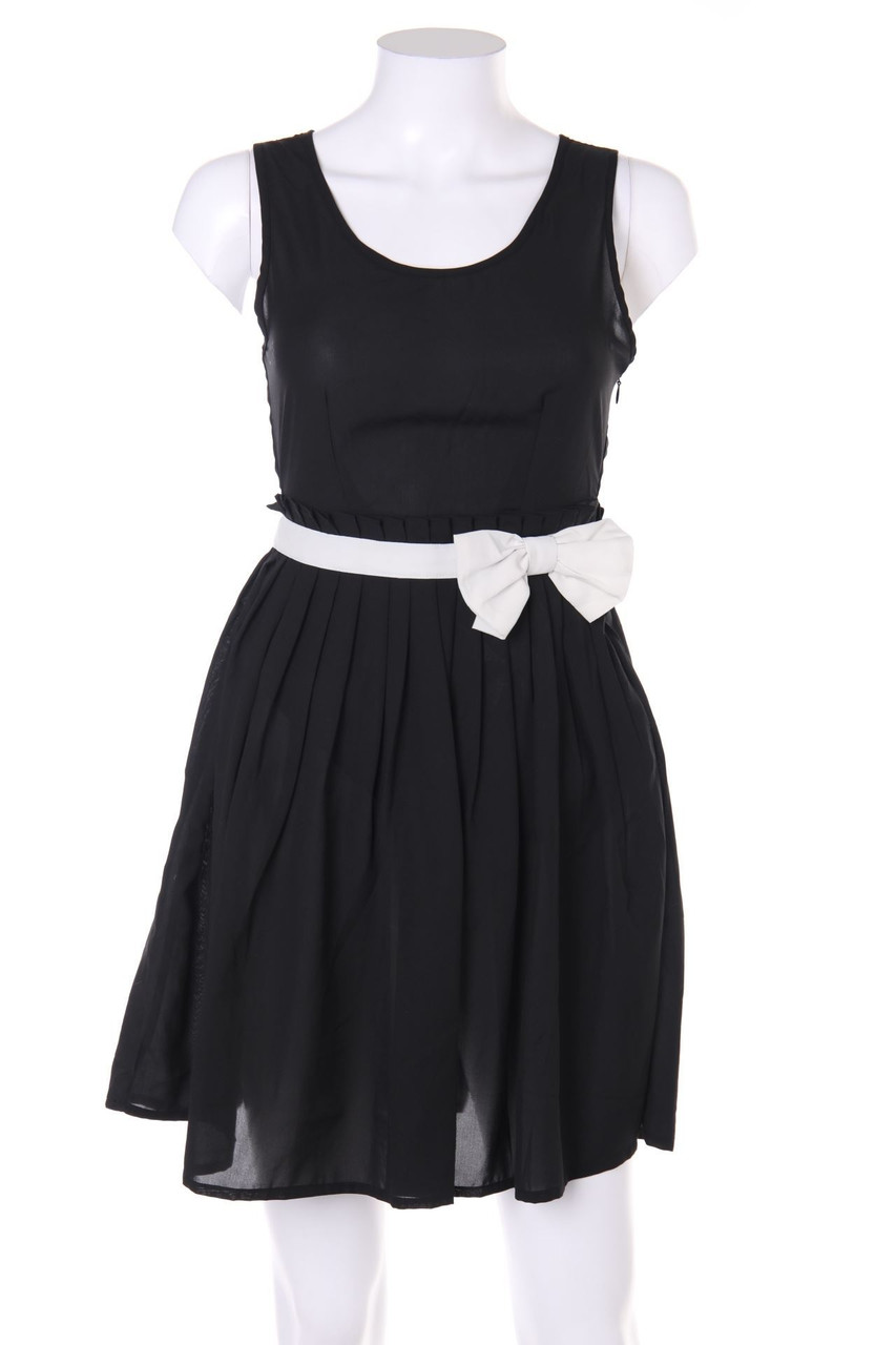 zebra - Two Tone-Kleid mit Schleife - XS