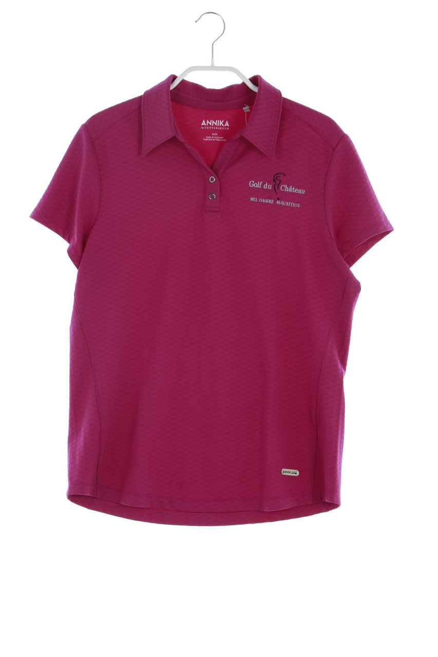 ANNIKA - Golf-Polo-Shirt mit Stickereien mit Logo-Applikation - M