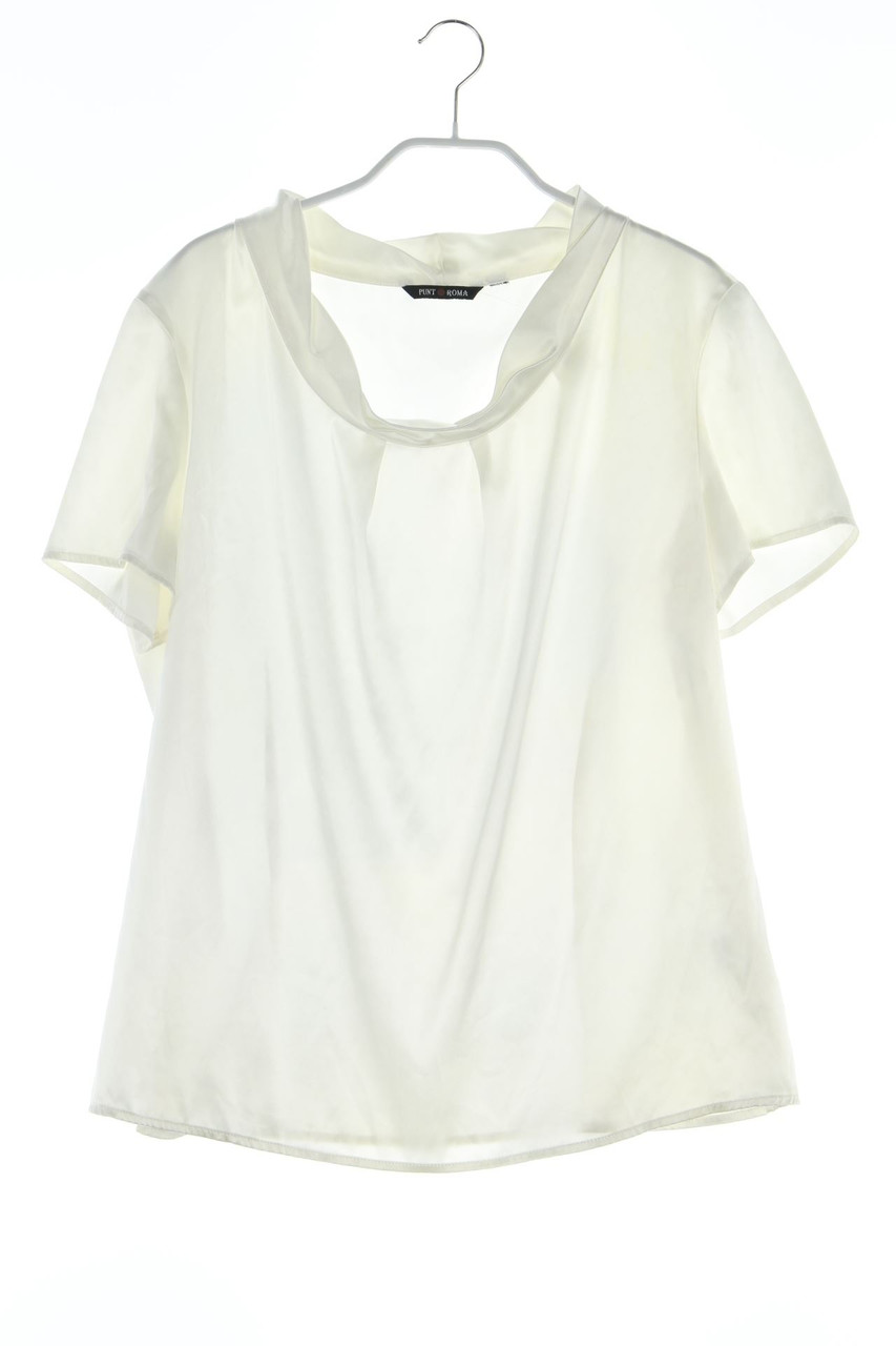 PUNT ROMA - Satin-Kurzarm-Bluse - D 38-40