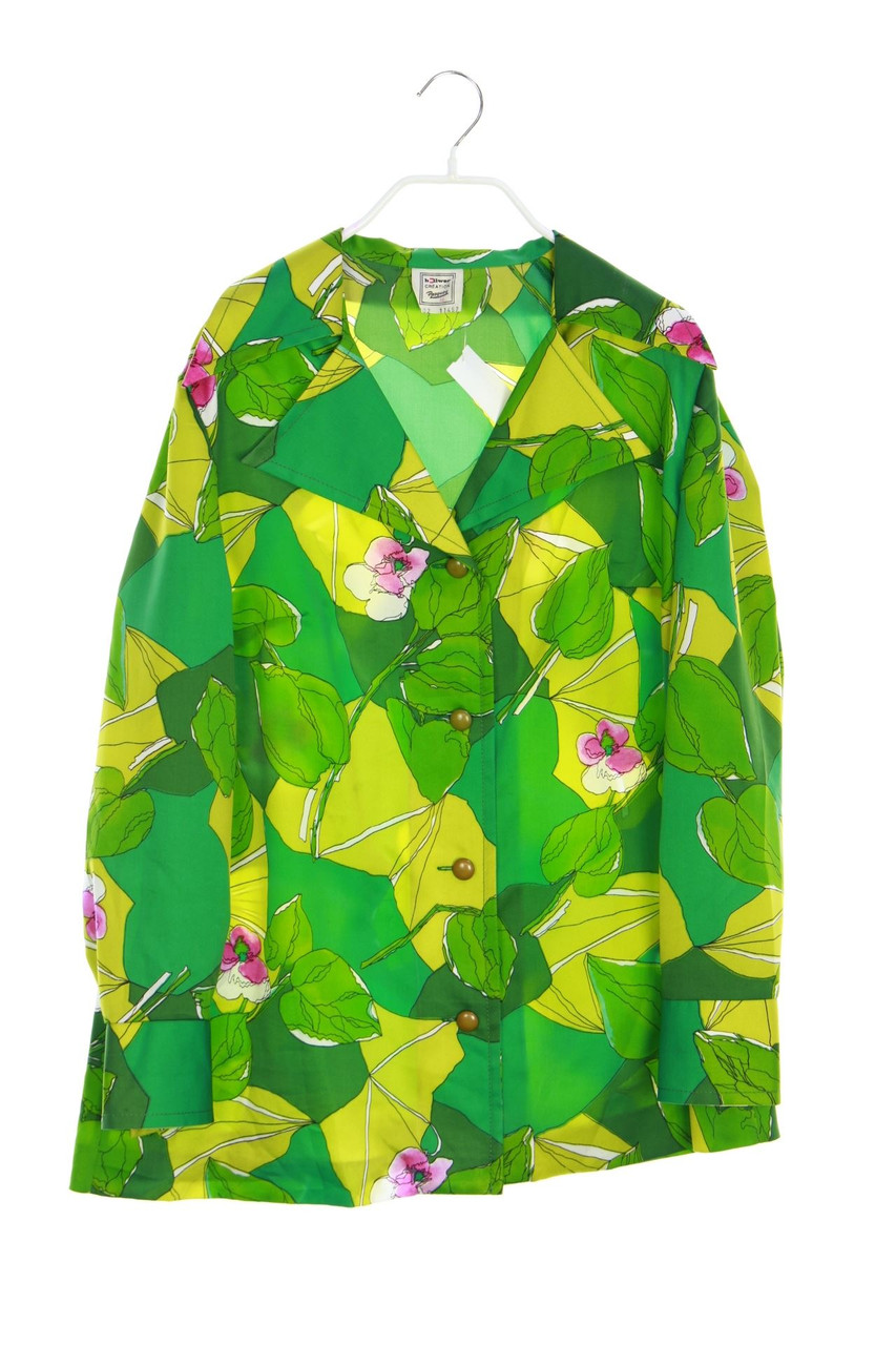 hellweg - Vintage-Bluse mit floralem Muster - D 46