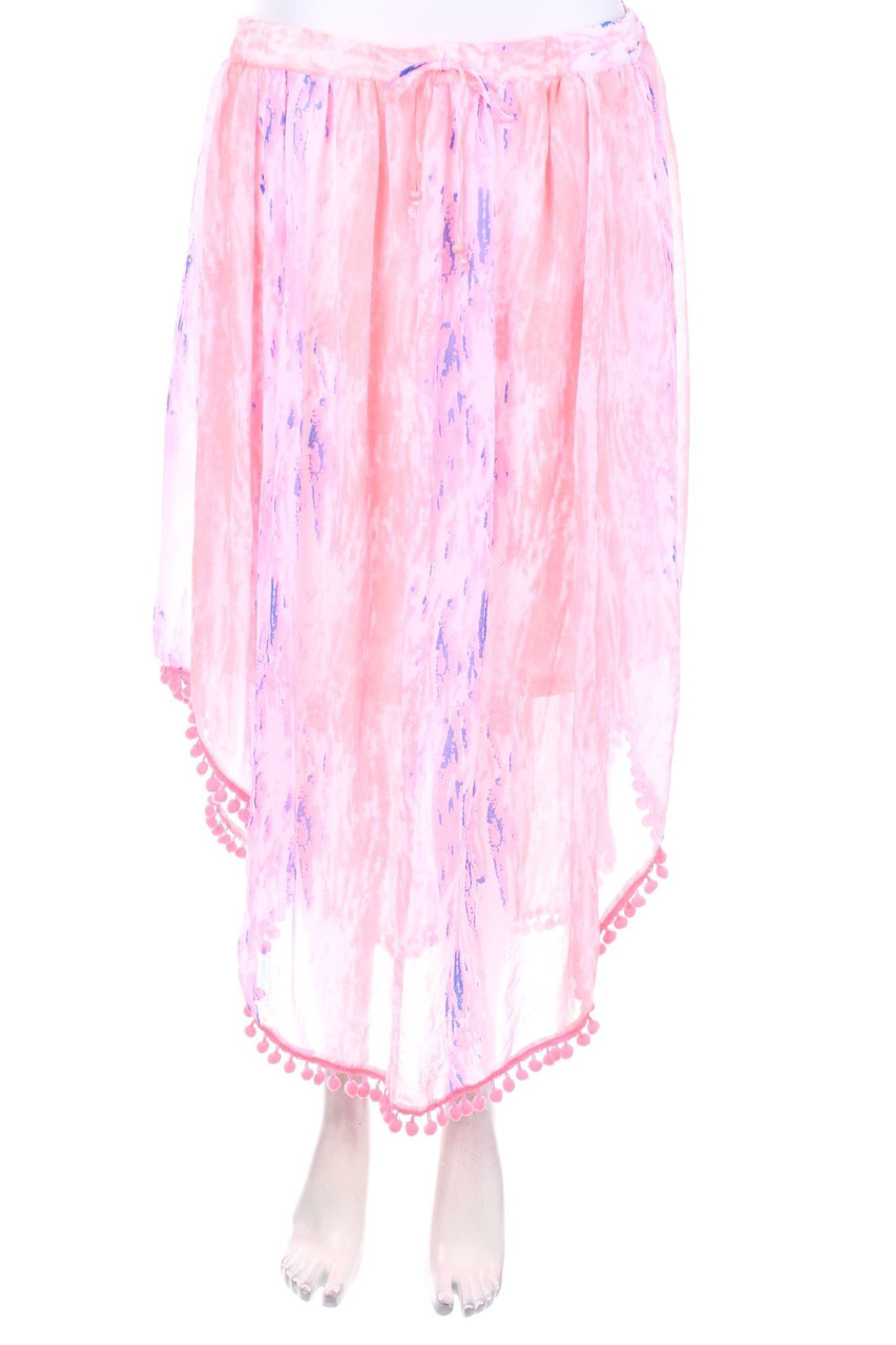 MANGO - Midirock aus Crêpe mit asymmetrischem Schnitt - D 40