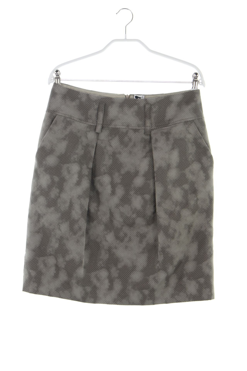 ULI WICKERT - Minirock aus Jacquard mit Punkten - D 38