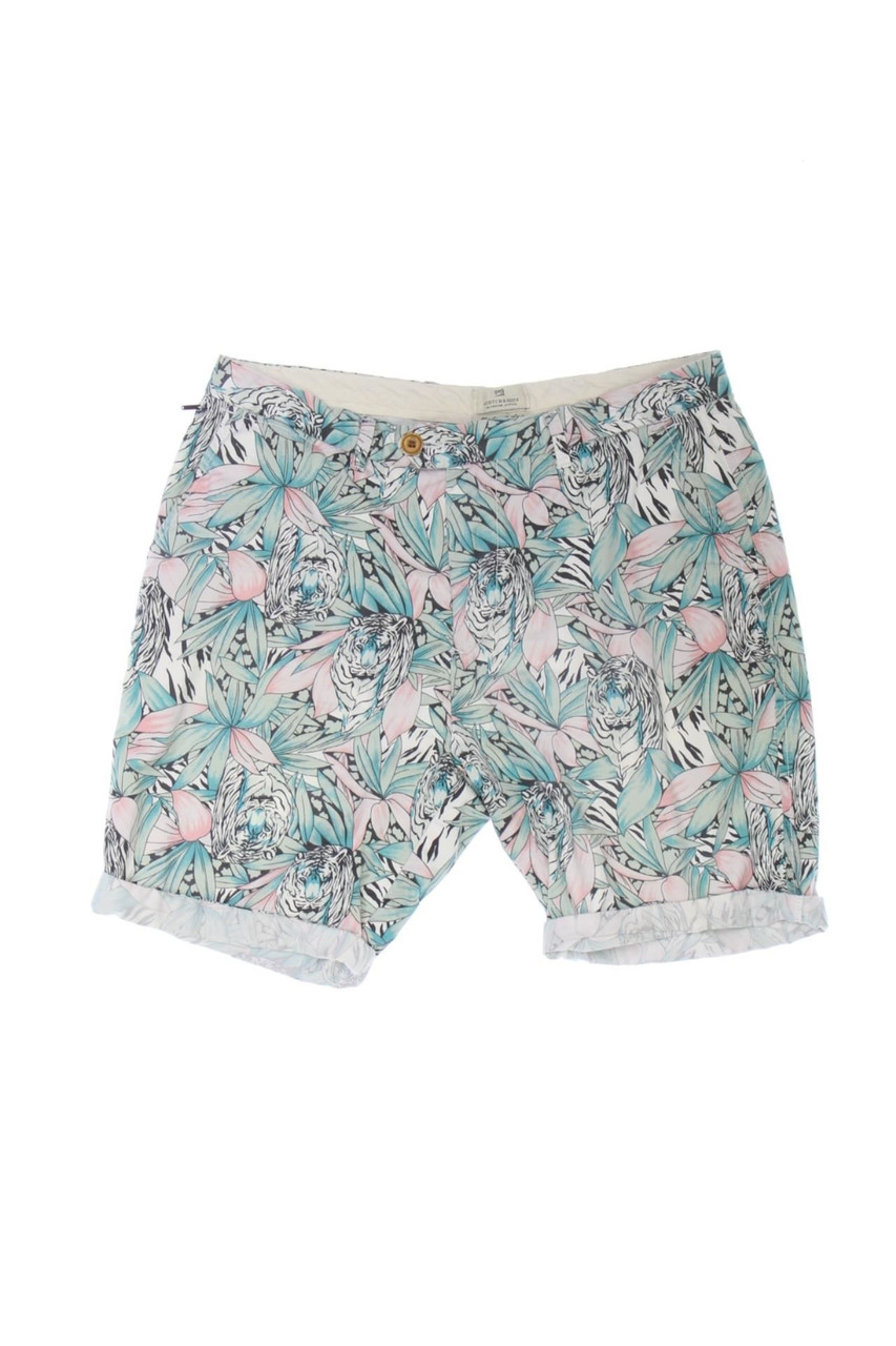 SCOTCH & SODA - Shorts mit Logo-Plakette - S