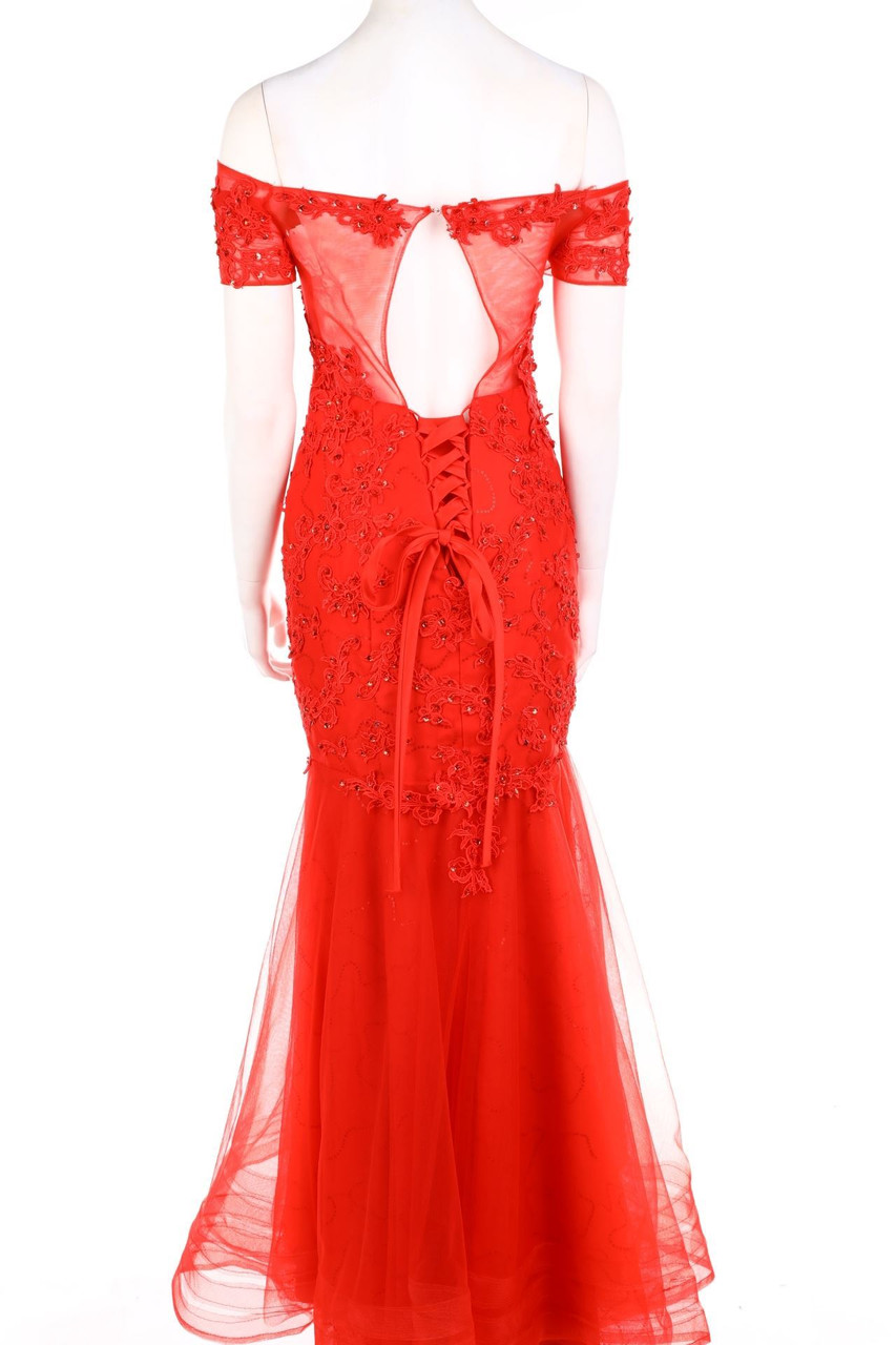 Ohne Label - Maxi-Maxi-Kleid mit Pailletten - M