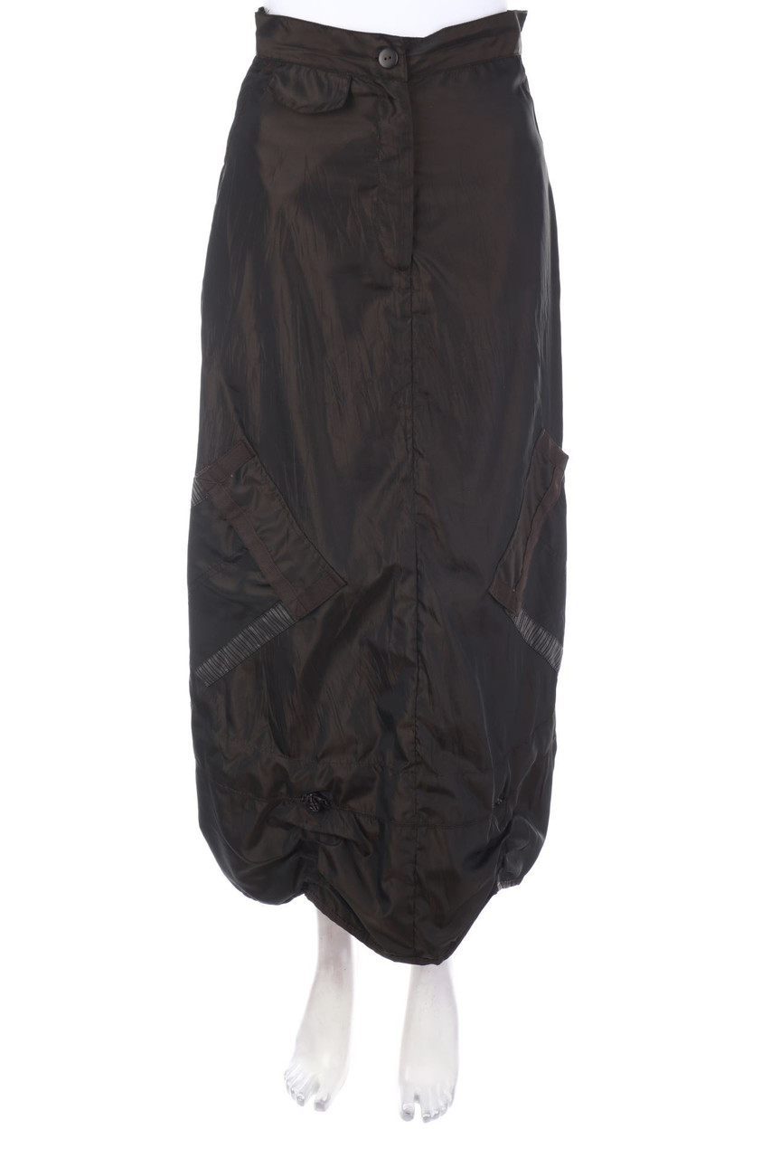 LAUREN VIDAL - Maxi-Maxi-Rock mit Metallic-Effekt mit Schlitz - S