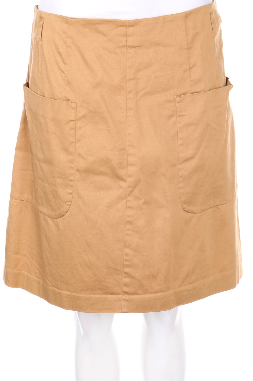 H&M - Minirock aus Baumwoll-Mix in A-Linie mit aufgesetzten Taschen - D 42